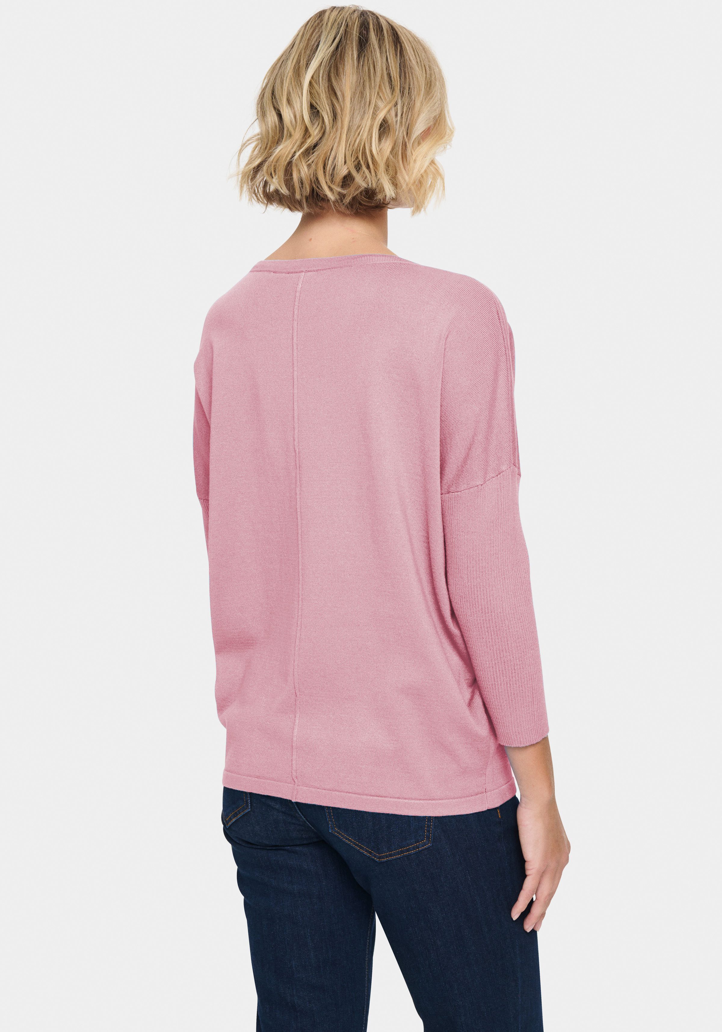 Saint Tropez Rundhalspullover A2561, MilaSZ R-Neck günstig online kaufen