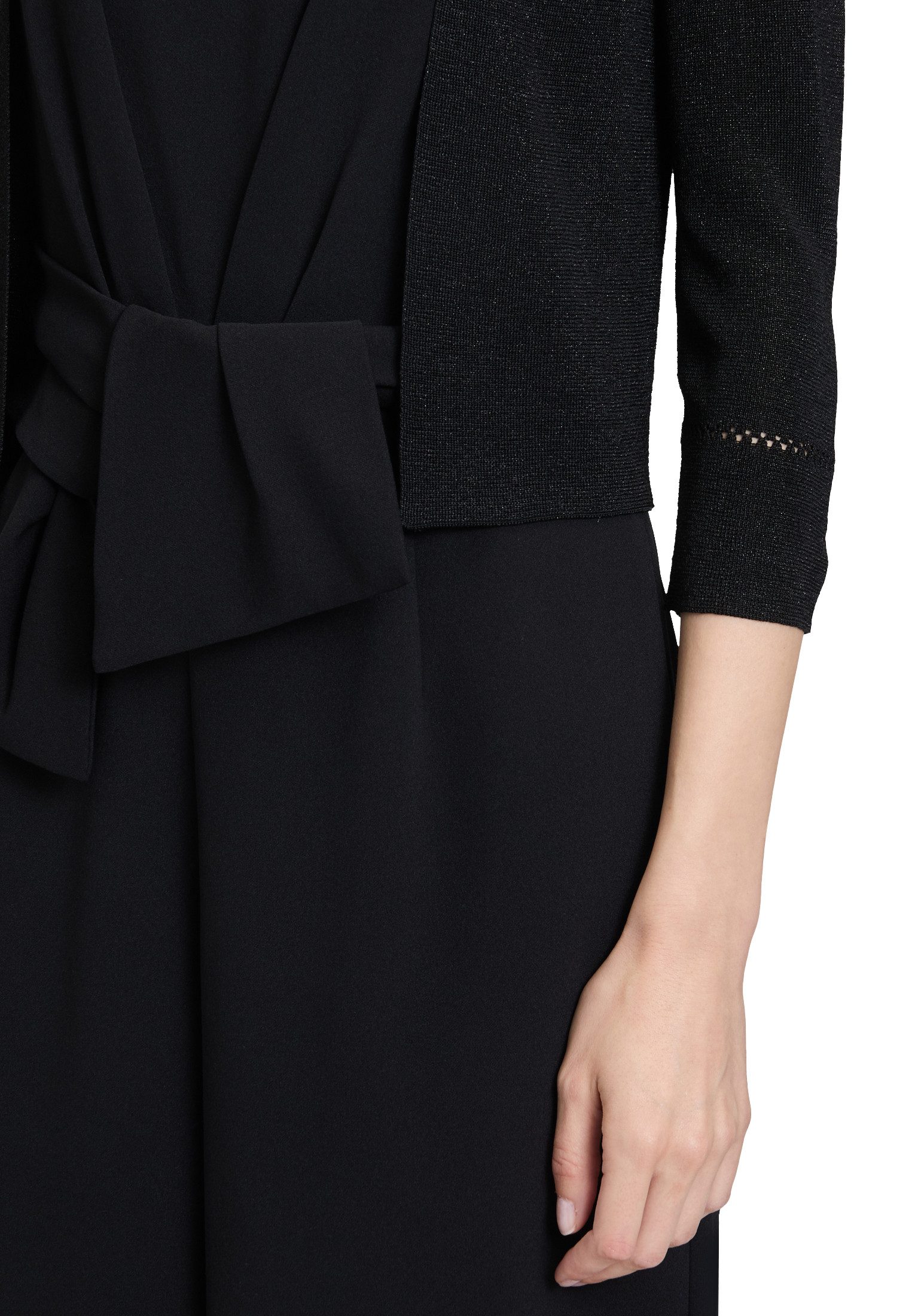 Vera Mont Strickjacke Damen ohne Verschluss (1-tlg) Glitzer