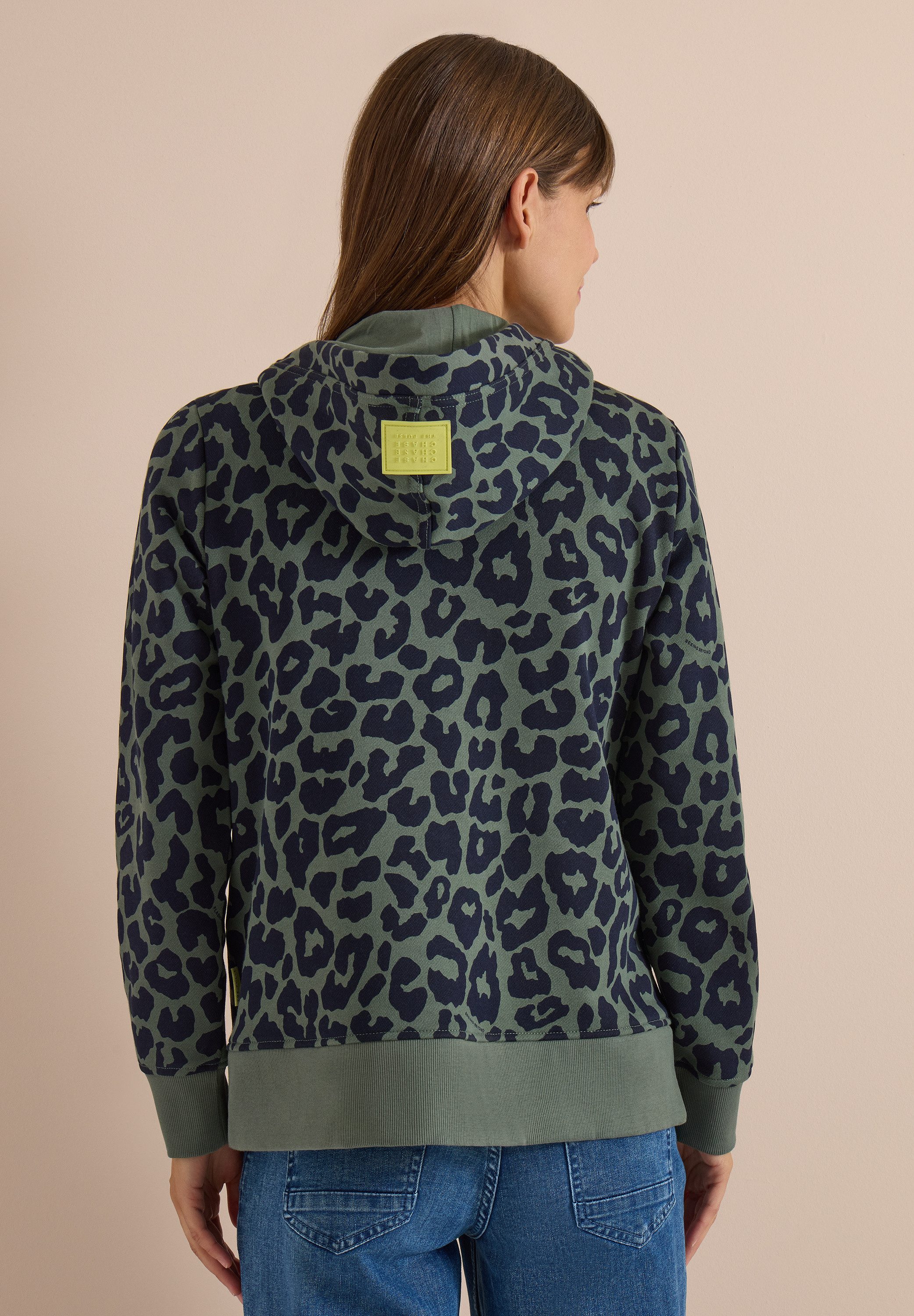 CECIL Sweatjacke aus reiner Baumwolle