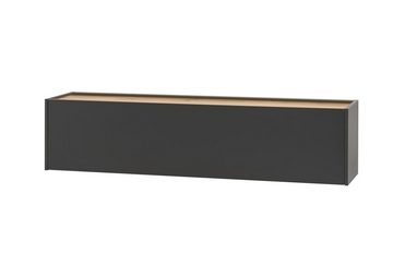 Furn.Design Lowboard Center (Hängeschrank in grau mit Eiche, Breite 150 cm), mit Stauraum
