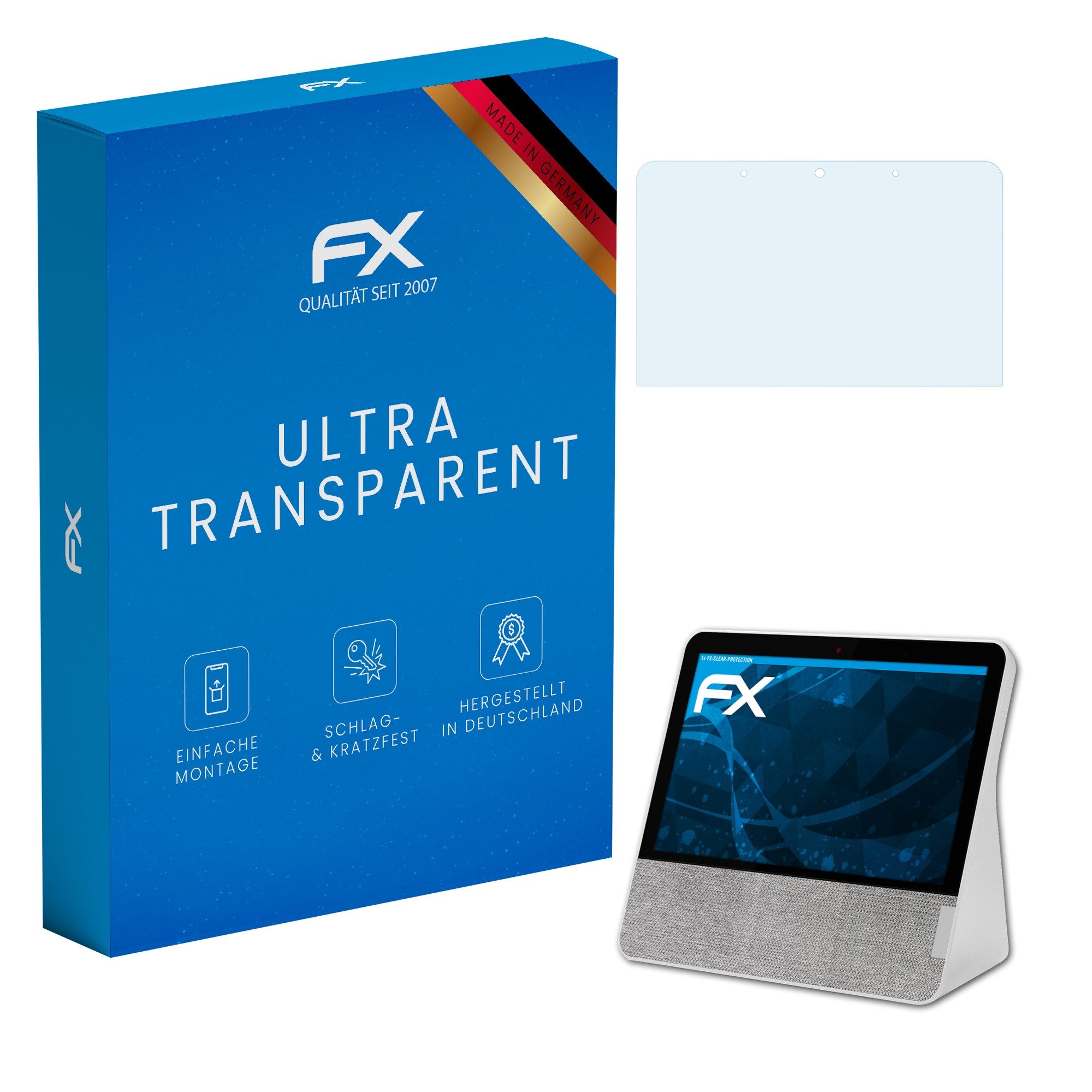 atFoliX Schutzfolie Displayschutz für Lenovo Smart Display 7, Ultraklar und hartbeschichtet
