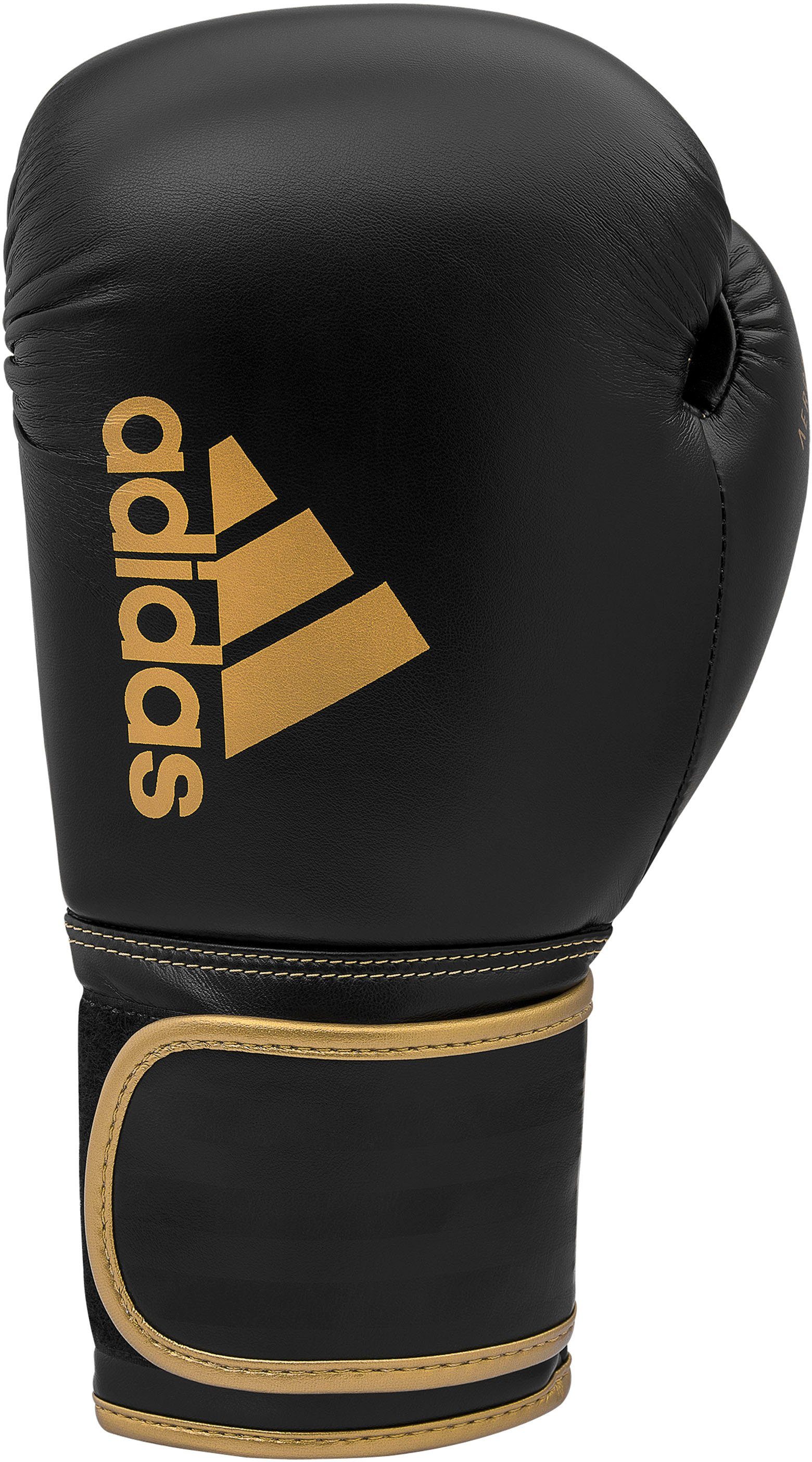 adidas Performance Boxhandschuhe Schwarz/Gold Hybrid 80