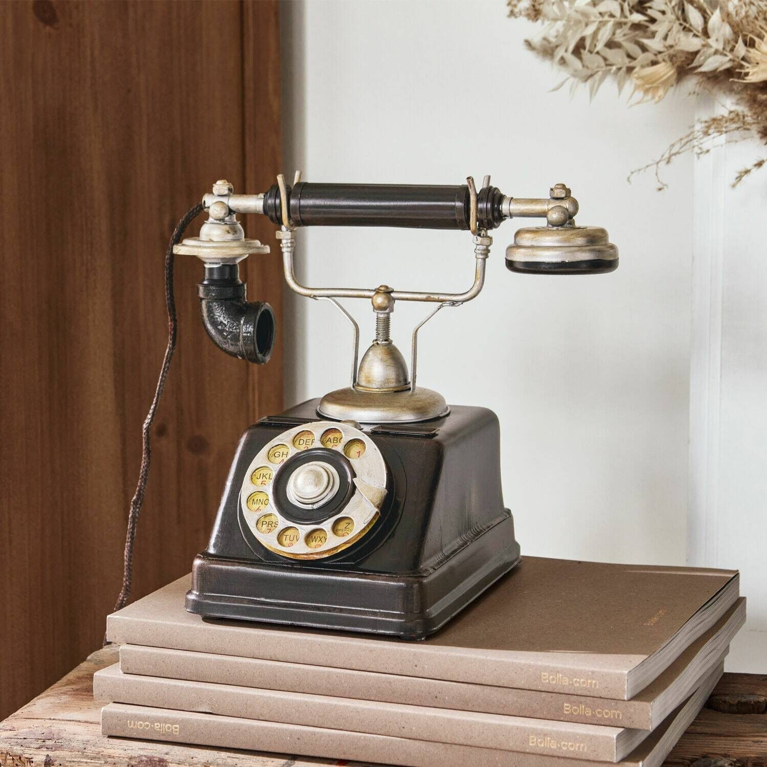 Mirabeau Dekoobjekt Deko-Telefon Upavon schwarz