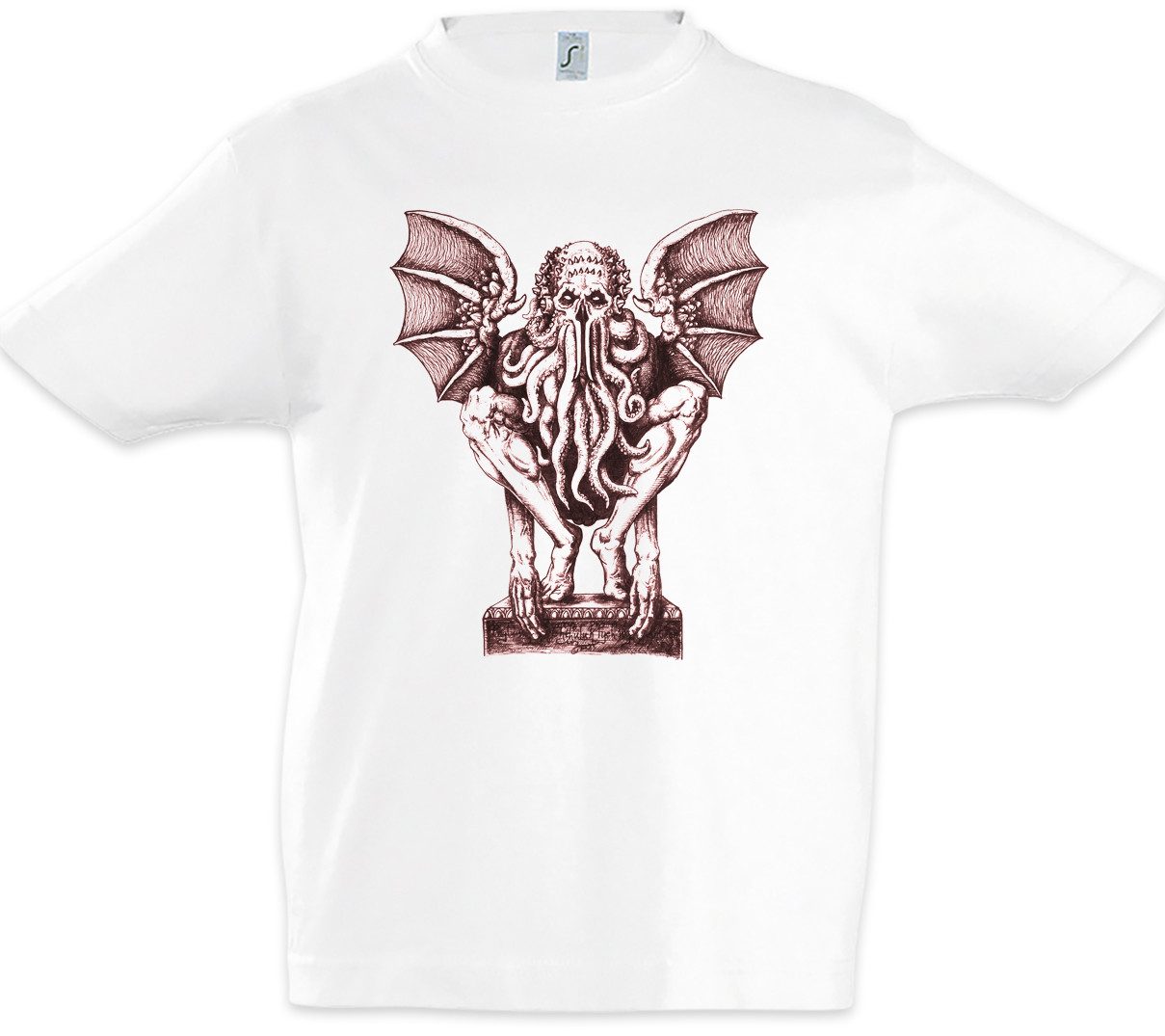 Urban Backwoods Print-Shirt Baphomet Cthulhu Kinder T-Shirt Cthulhu Call Horror Arkham H. P. (1-tlg) Lovecraft R´LYEH Call Sign