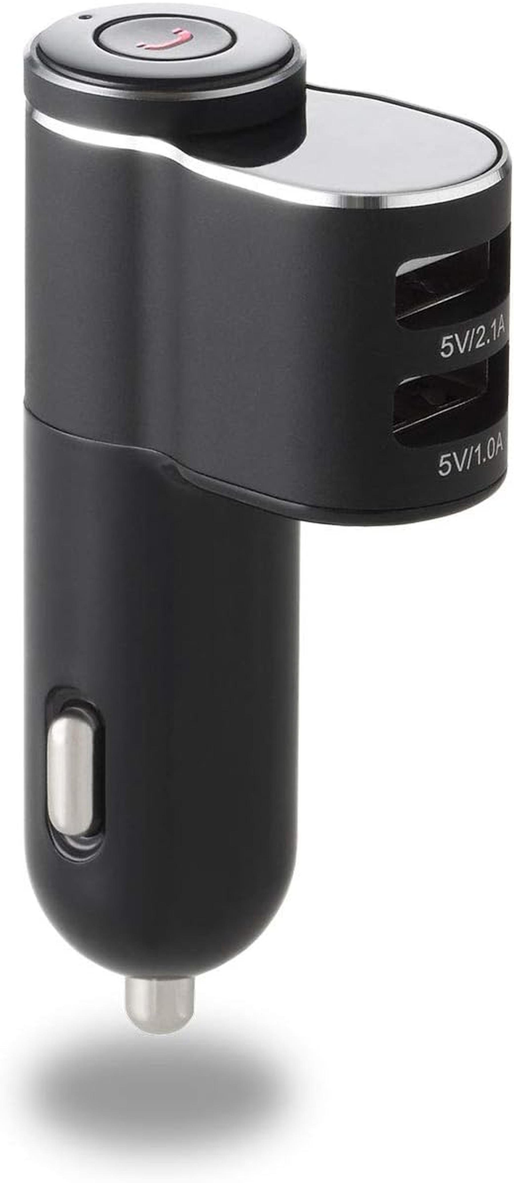 Cartrend Cartrend 10292 USB-Ladestecker mit Bluetooth Headset USB-Ladegerät (1-tlg., USB-Ladestecker mit Bluetooth Headset)