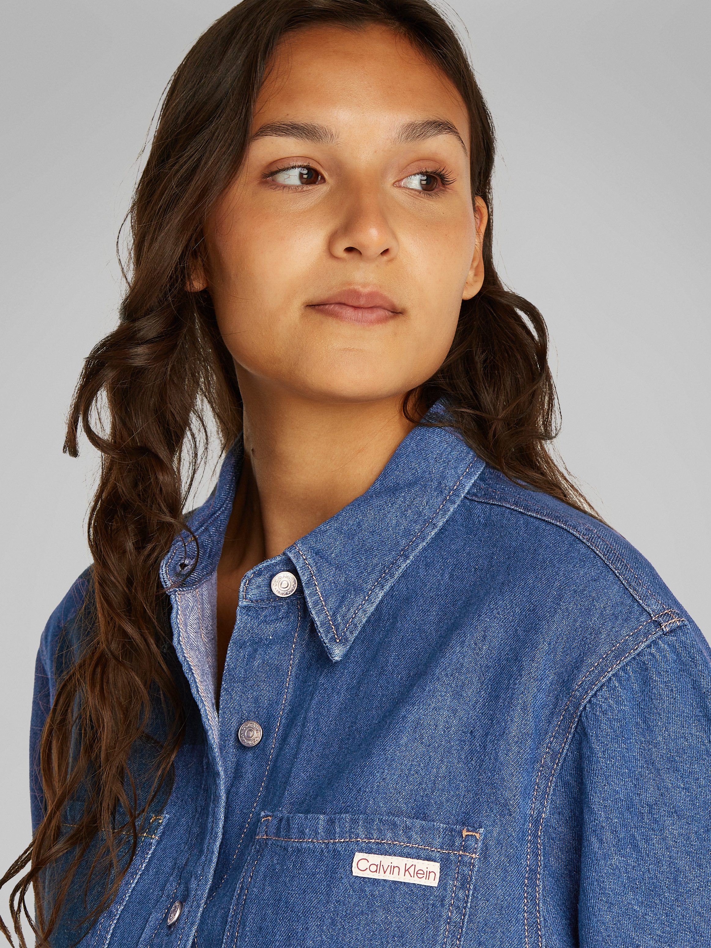 Calvin Klein Jeans Jeanskleid LINEN BOXY günstig online kaufen