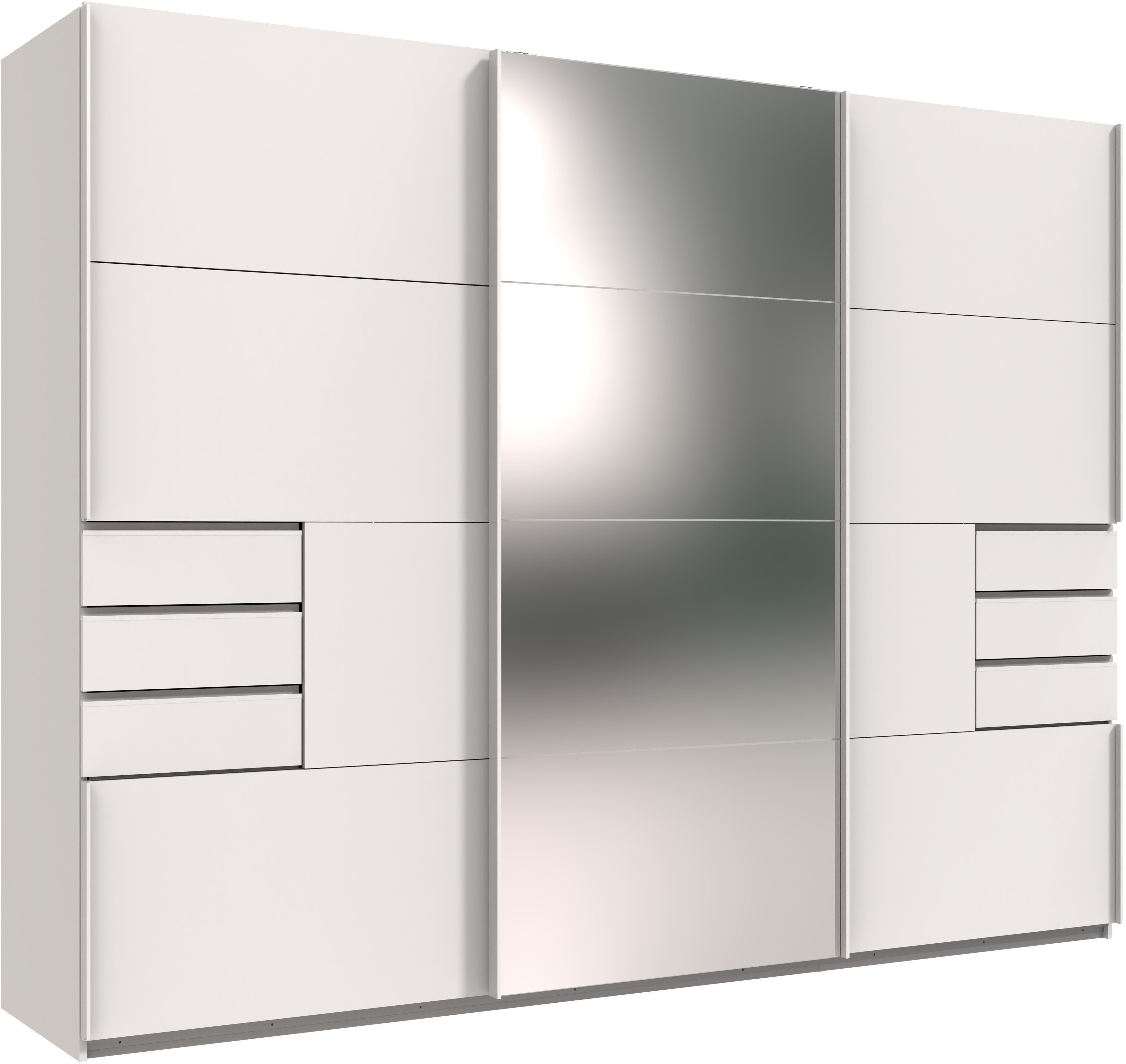 Wimex Schwebetürenschrank Saigon mit Spiegeltür, 3 Türen, 270cm breit