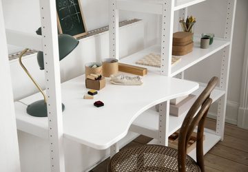 Hoppekids Standregal STOREY mit 14 Regalböden und Tischplatte MDF Holz + Kiefer massiv