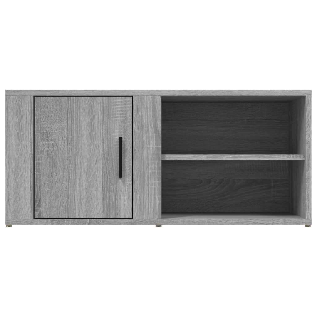 vidaXL TV-Schrank TV-Schrank Grau 80x31,5x36 cm Holzwerkstoff (1-St) Sonoma