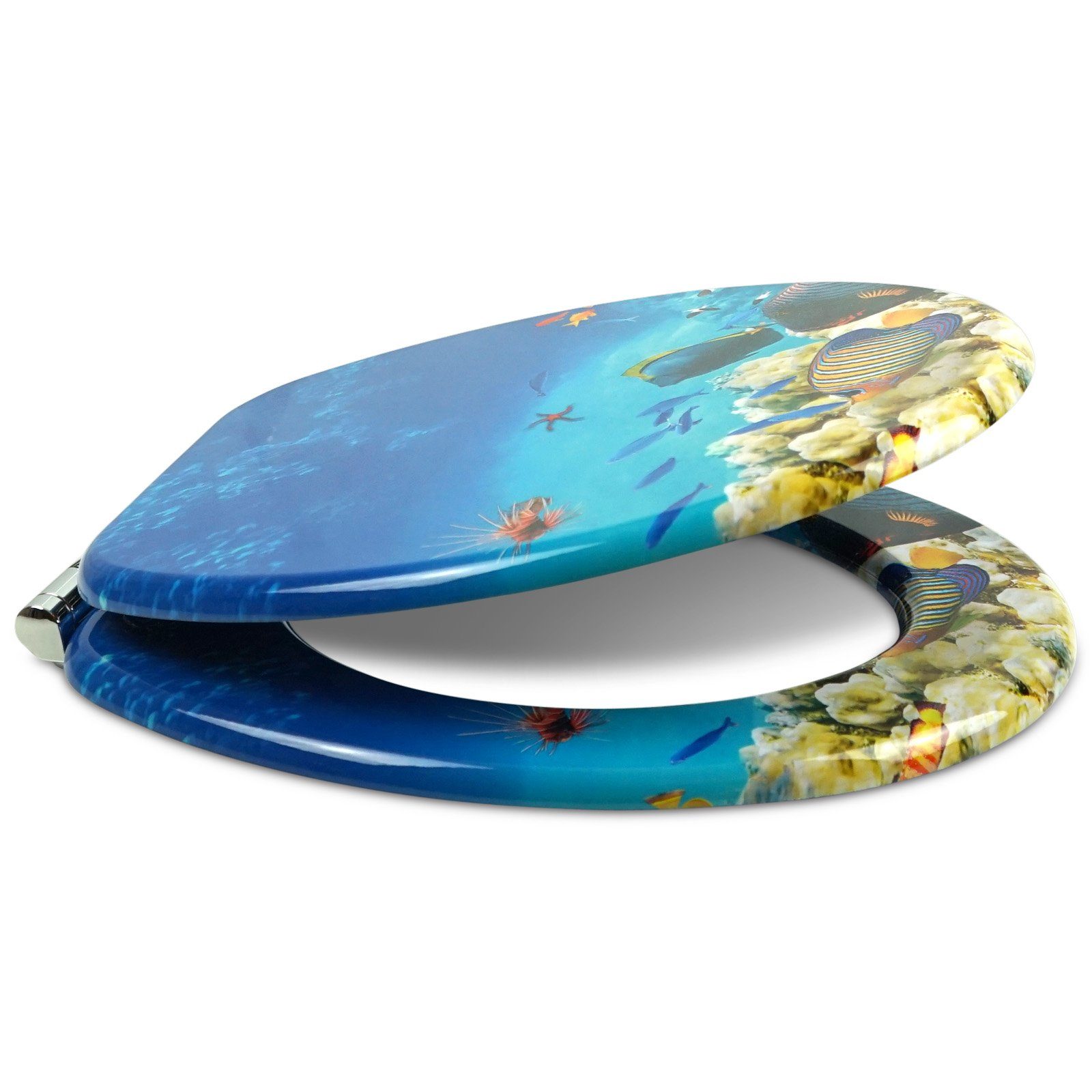 Sanfino WC-Sitz "Coral Reef“ Premium Toilettendeckel günstig online kaufen