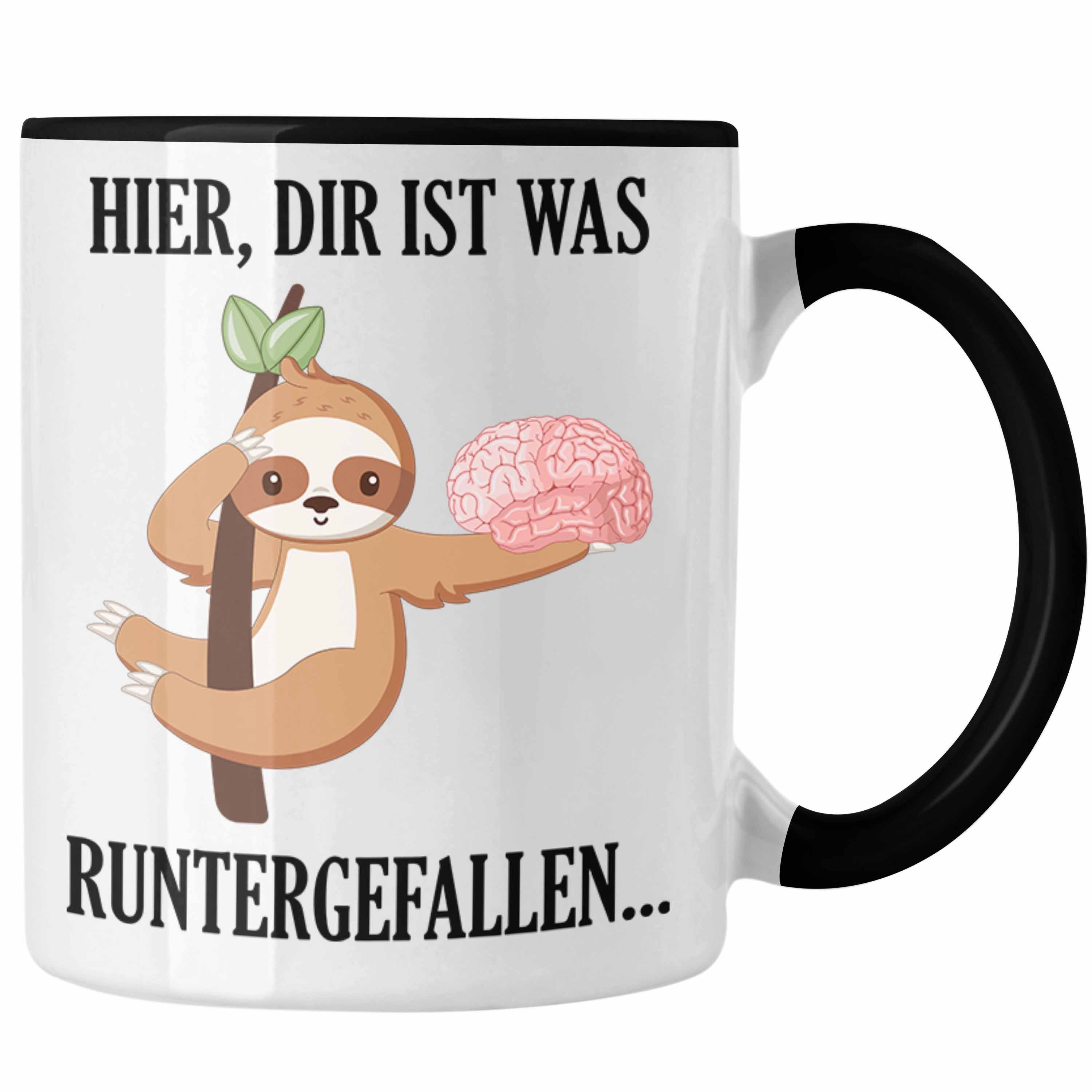 Trendation Tasse Dir Ist Was Runtergefallen Tasse Spruch Witzig Humor