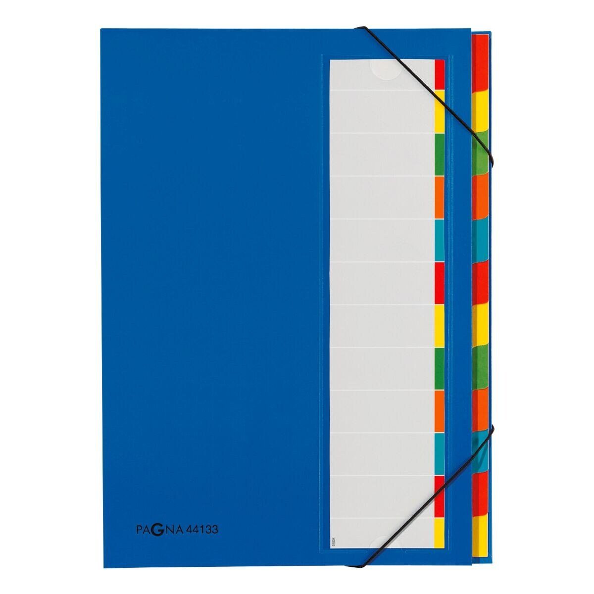 PAGNA Organisationsmappe Desk Organizer, Ordnungsmappe mit 12 Fächern (individualisierbare Taben), A4
