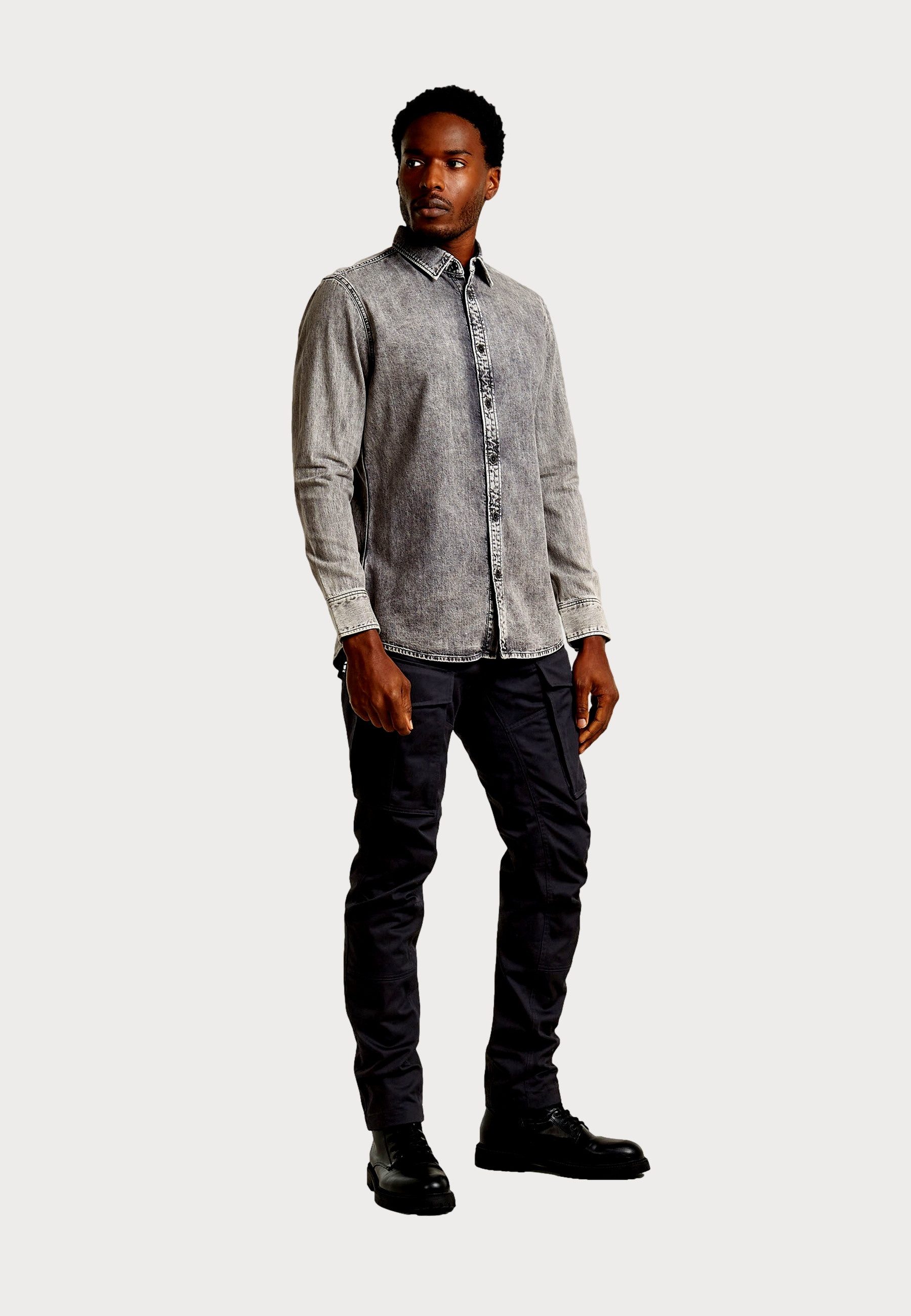 G-STAR Langarmhemd Hemd Clean Slim (1-tlg)