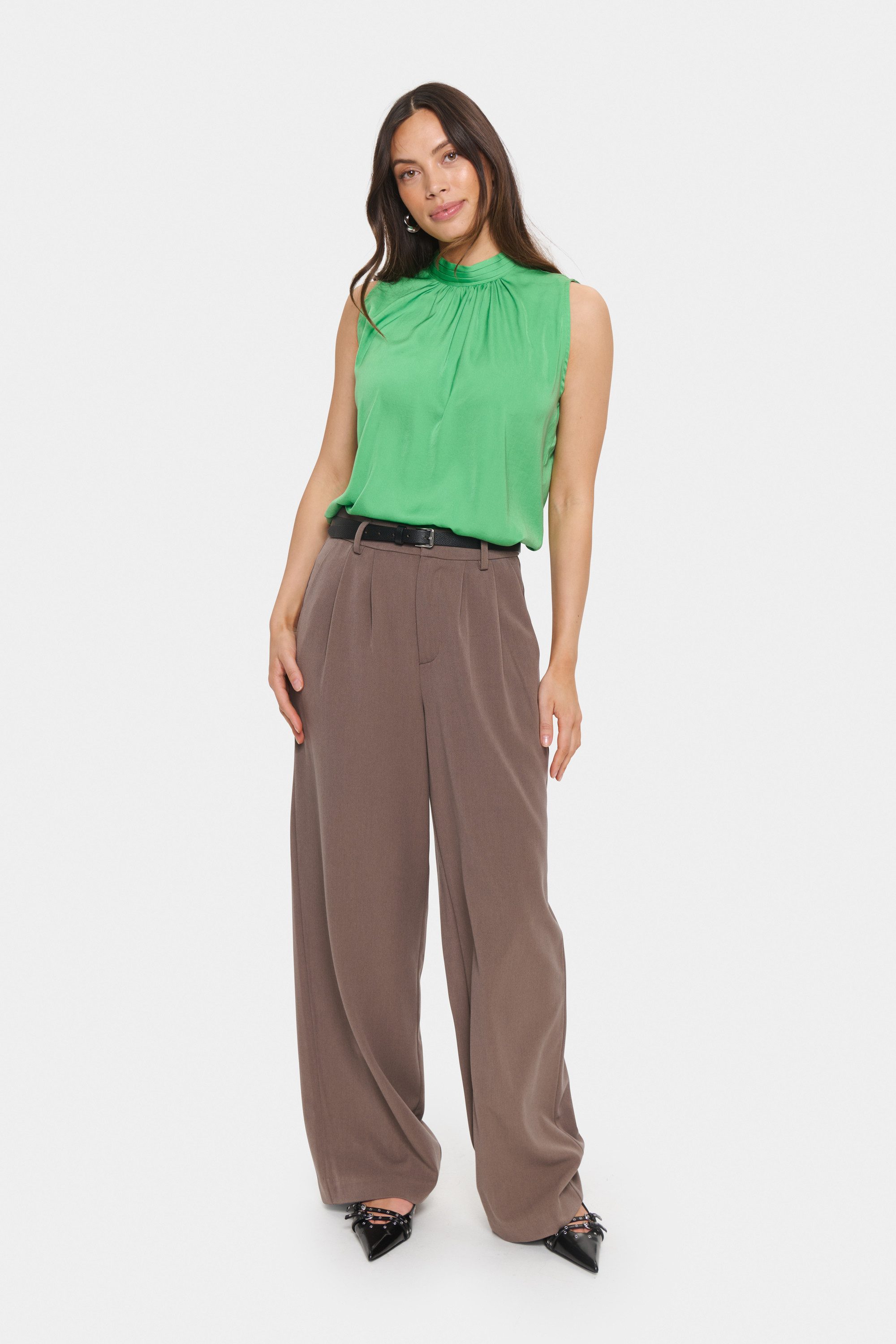 Saint Tropez Blusentop Ärmellose Bluse AileenSZ günstig online kaufen