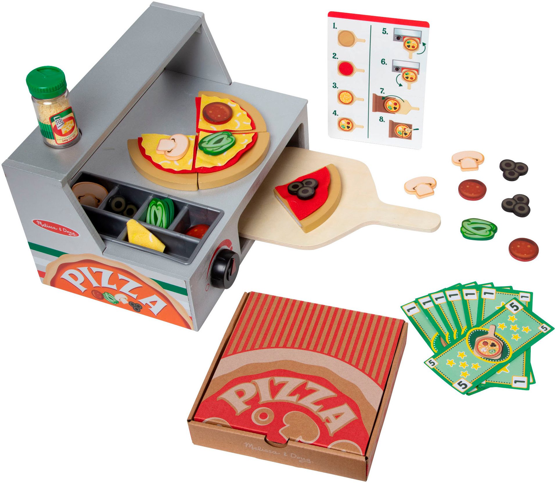 Spin Master Kaufladen Melissa & Doug Holz-Pizzeria