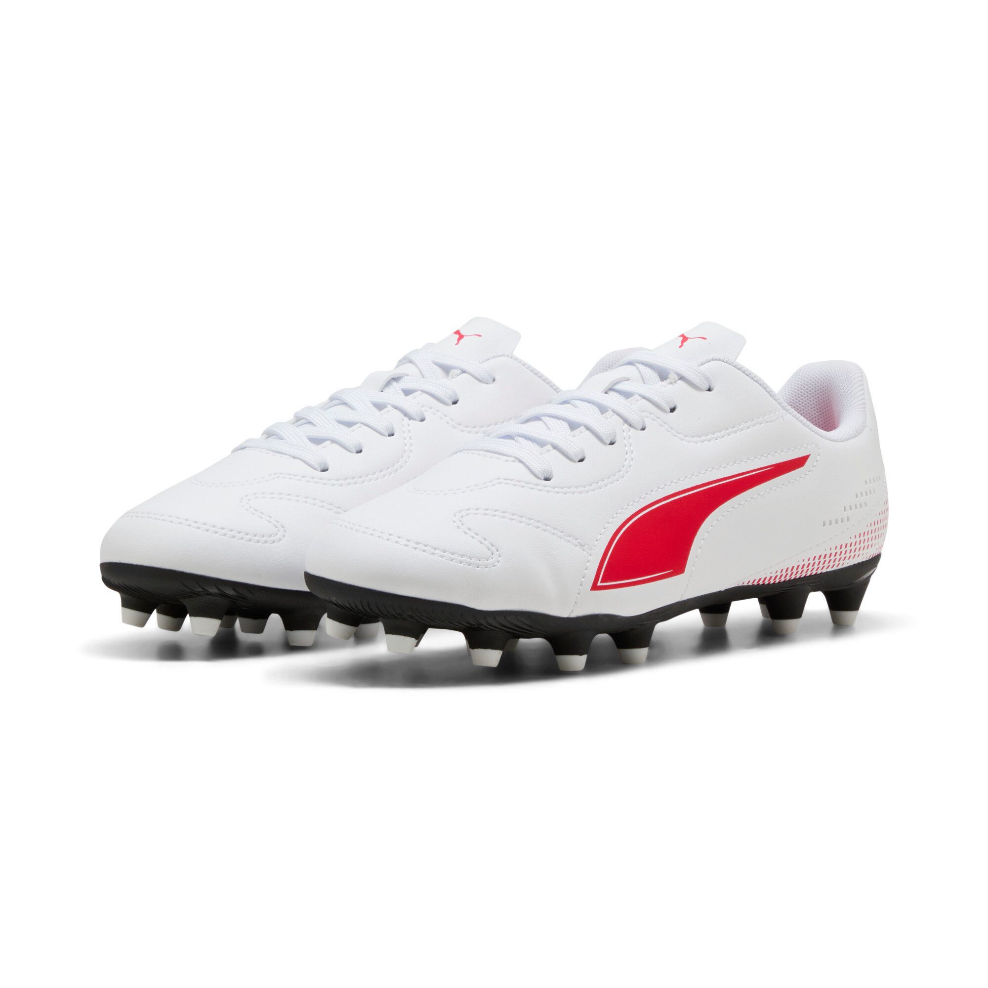 PUMA White-PUMA Red