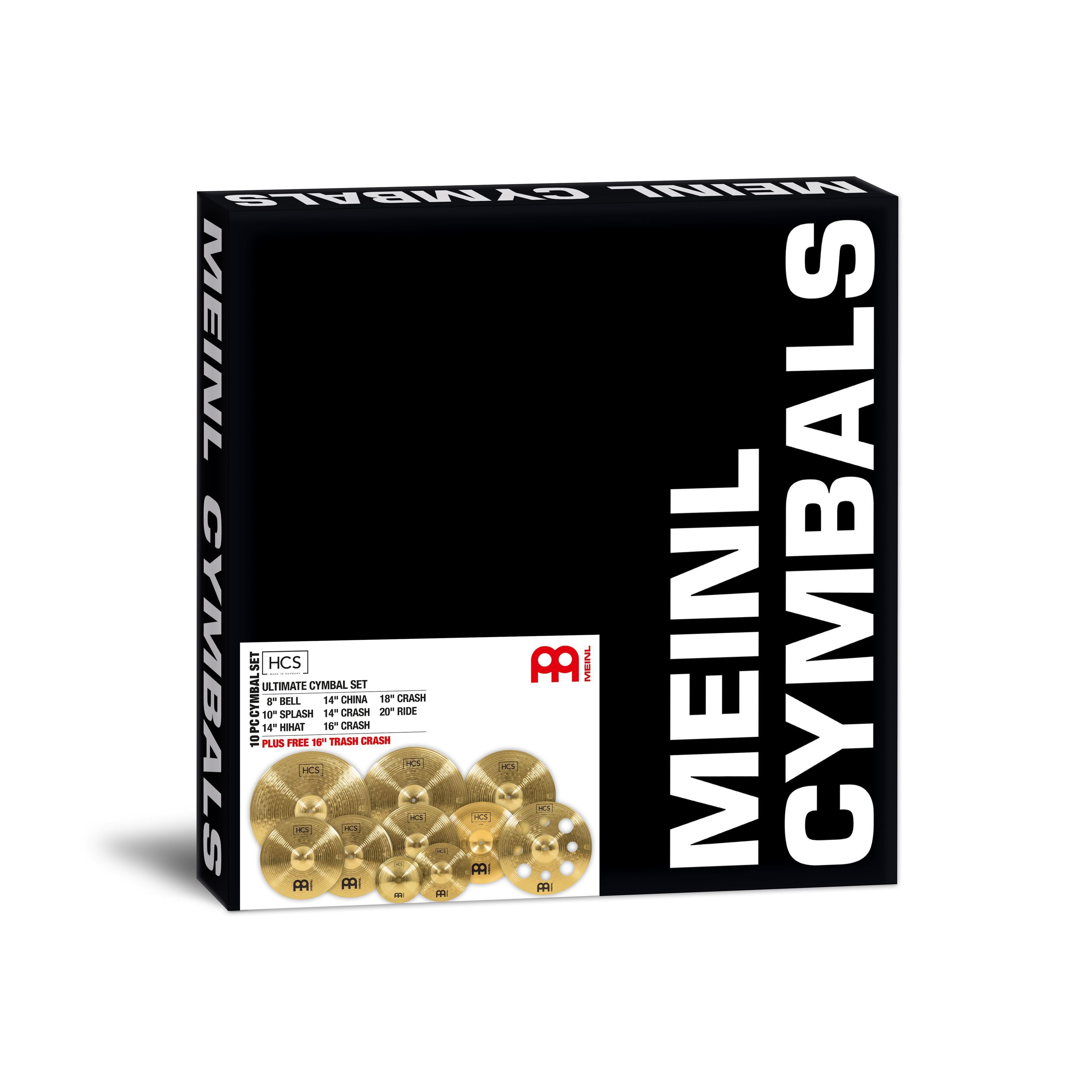 Meinl Percussion Becken,HCS Ultimate Cymbal Set HCS-SCS1, Cymbals, Cymbal Sets, HCS Ultimate Cymbal Set HCS-SCS1 - Becken Set