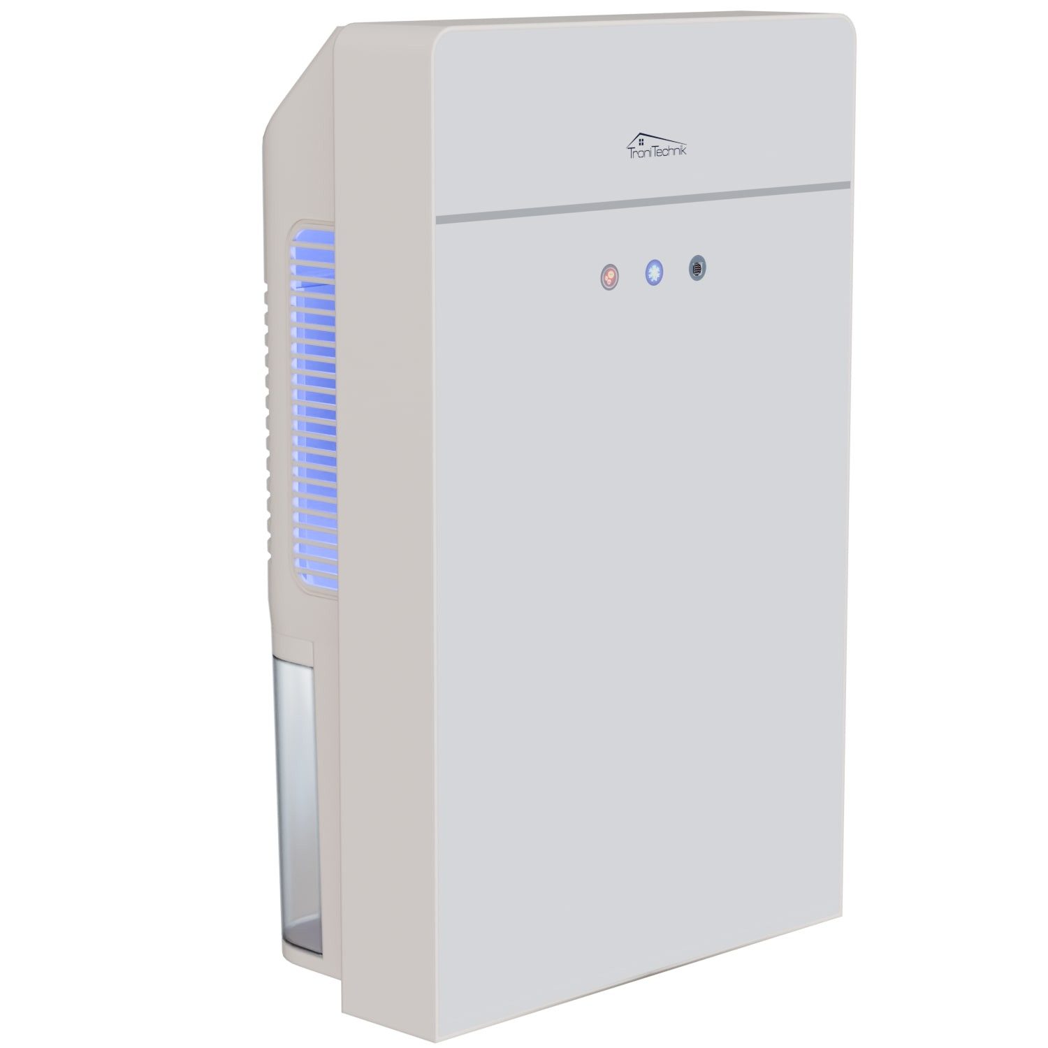 TroniTechnik Luftentfeuchter Raumentfeuchter Trockner, Entfeuchtung 0.6 l/Tag, automatische Abschaltung, Tank abnehmbar