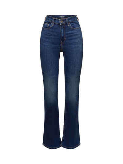 Esprit Straight-Jeans Recycelt: Bootcut-Jeans mit hohem Bund