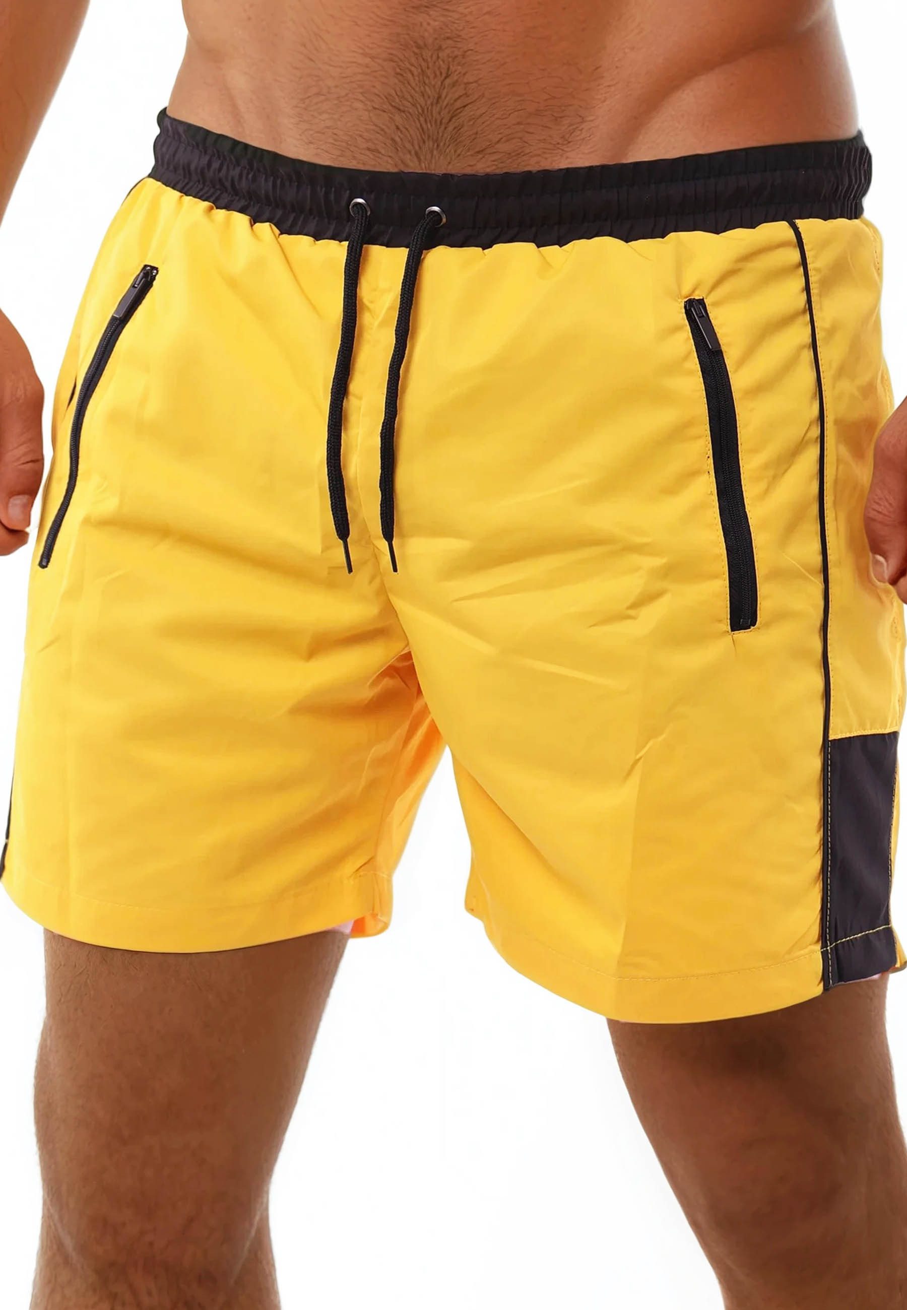 Reslad Badeshorts Reslad Badehose Herren Schnelltrocknend RS-5015 (1-St) Mä günstig online kaufen