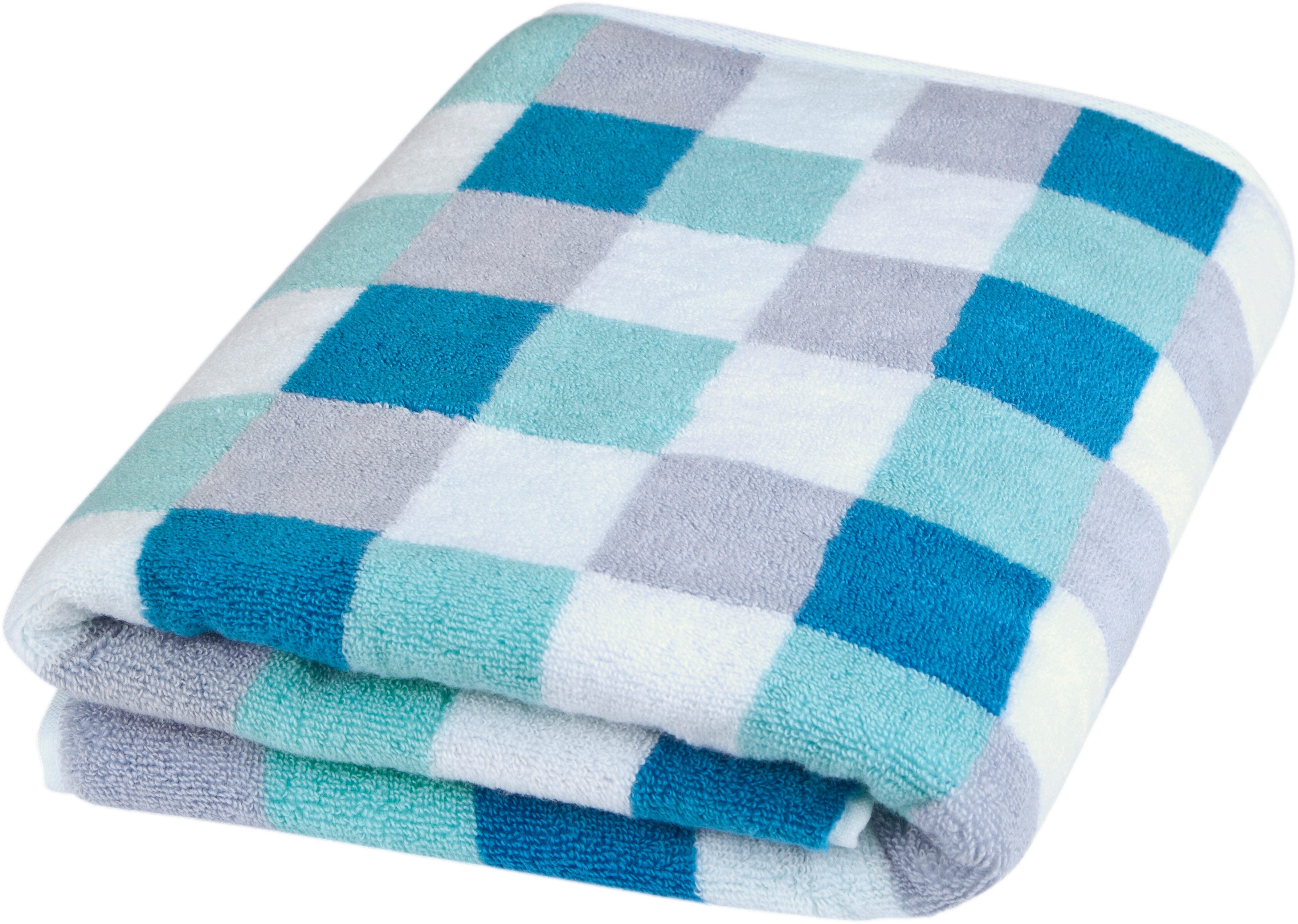 ROSS Handtuch Set Würfelfond Frottier (Set, 2-St), 100% Baumwolle mehr