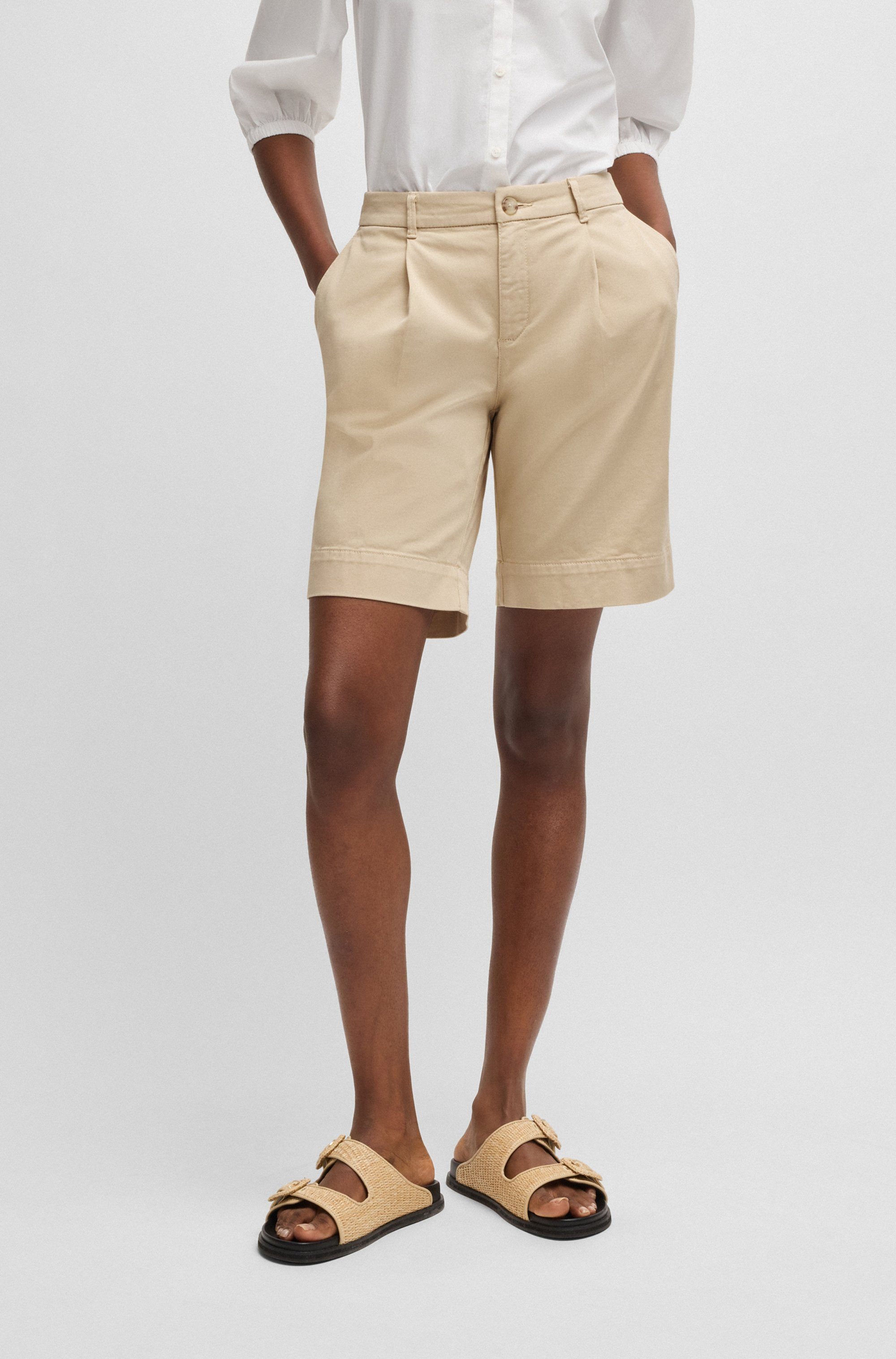 BOSS ORANGE Chinoshorts Taggie Premium Damenmode günstig online kaufen