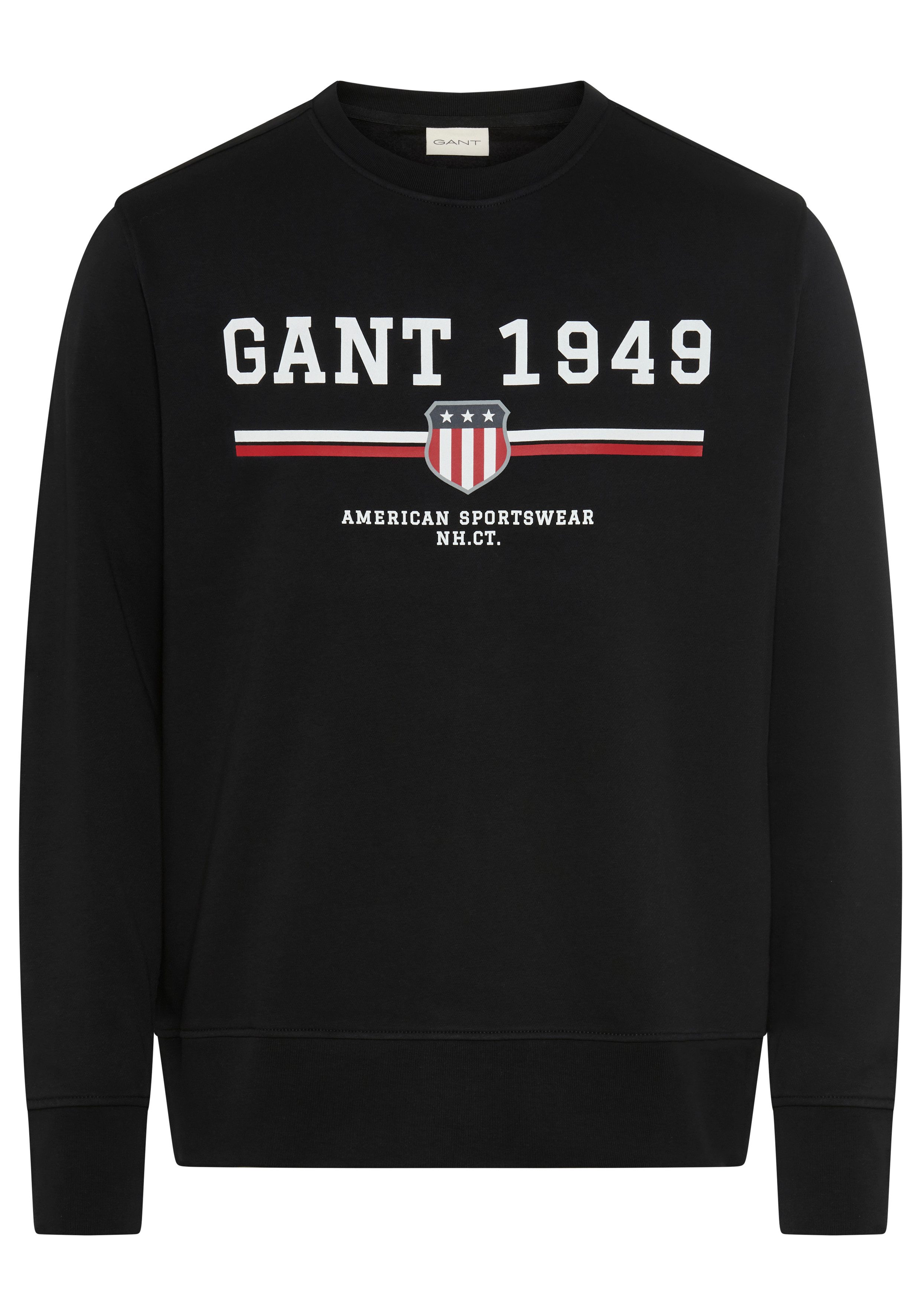 Gant Sweatshirt GRAPHIC C-NECK SWEAT Mit Rundhalsausschnitt günstig online kaufen
