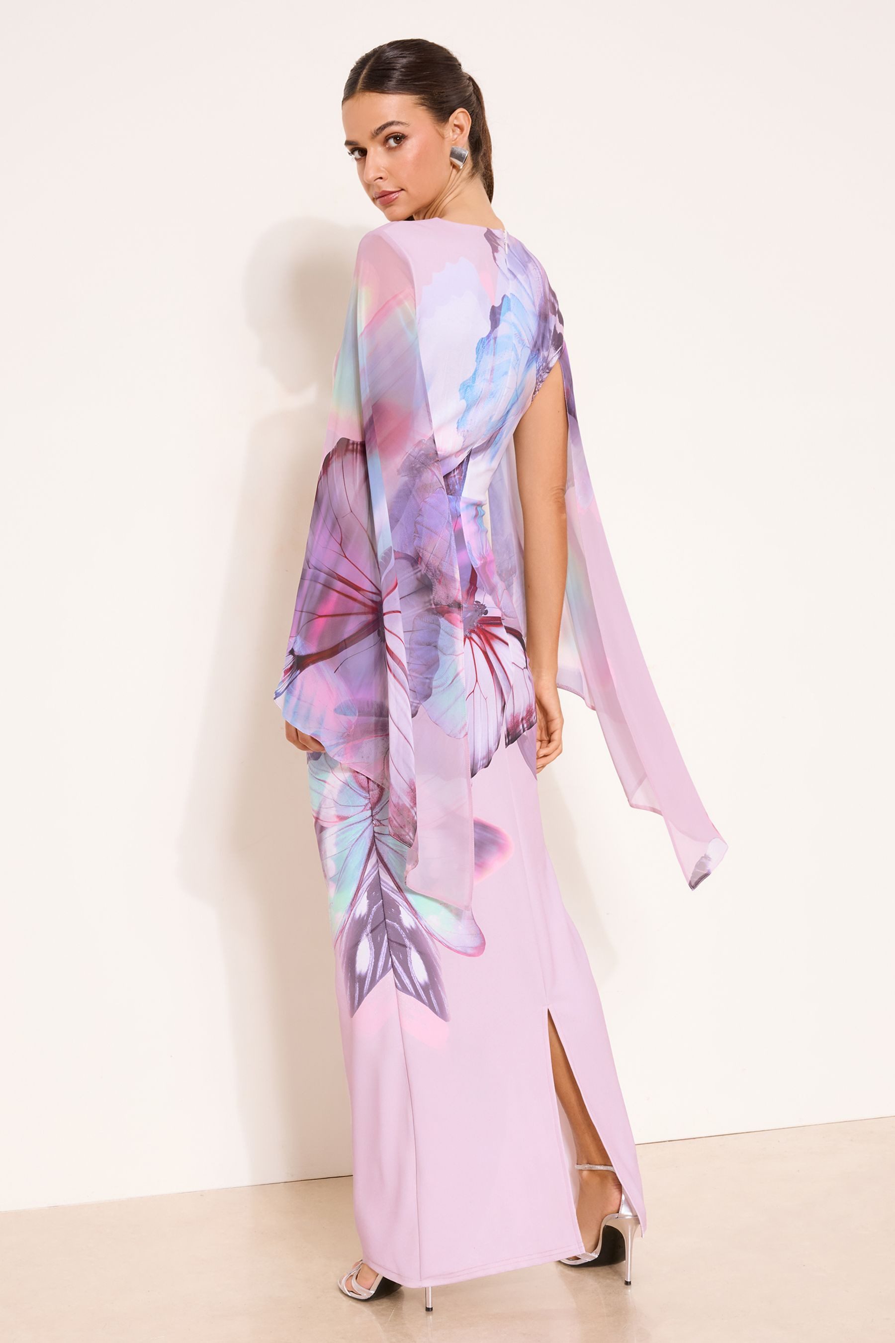 LIPSY Maxikleid EID Maxikleid mit asymmetrischem Ausschnitt, Print (1-tlg) günstig online kaufen