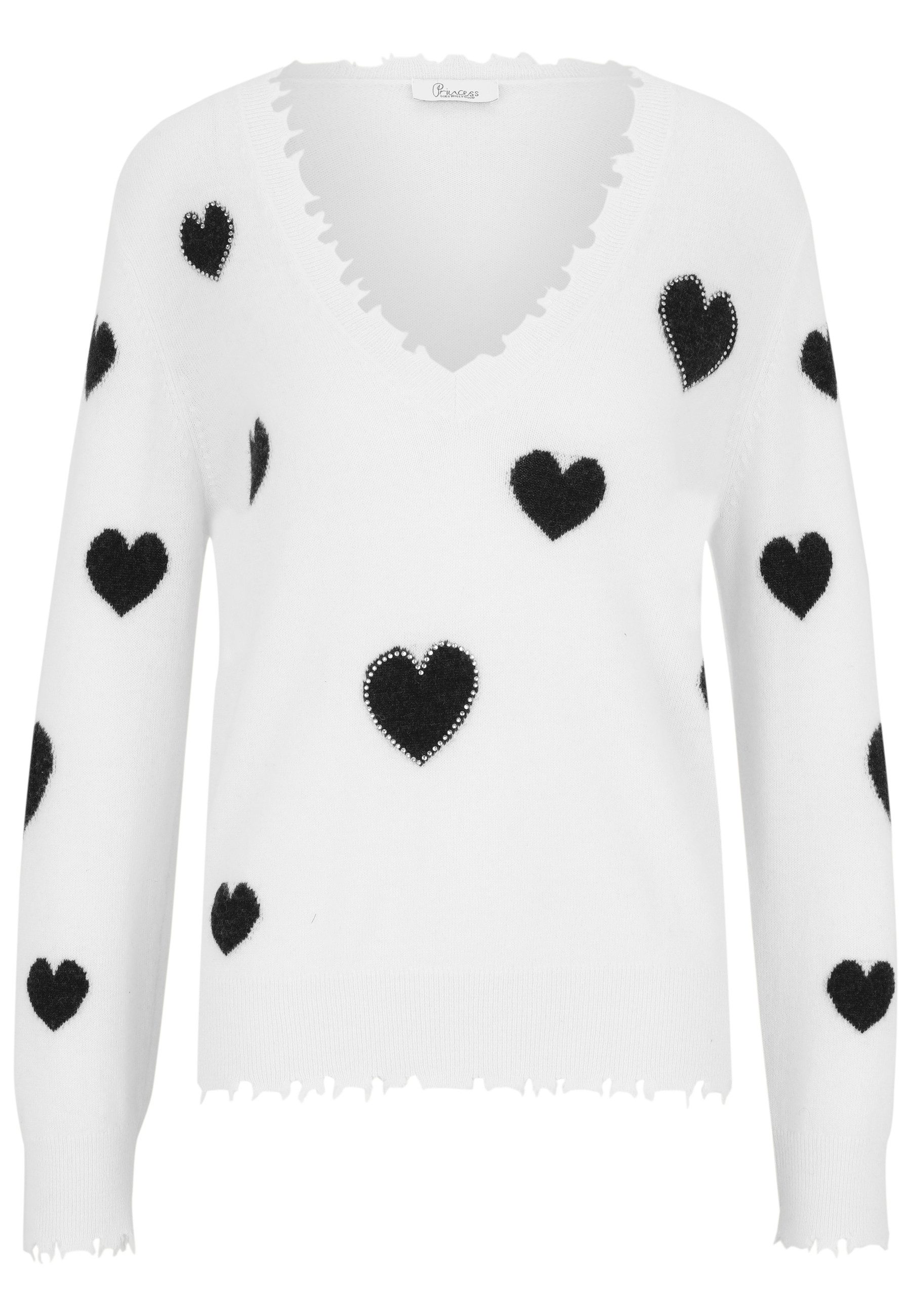 Princess goes Hollywood Strickpullover mit Schmucksteinen günstig online kaufen