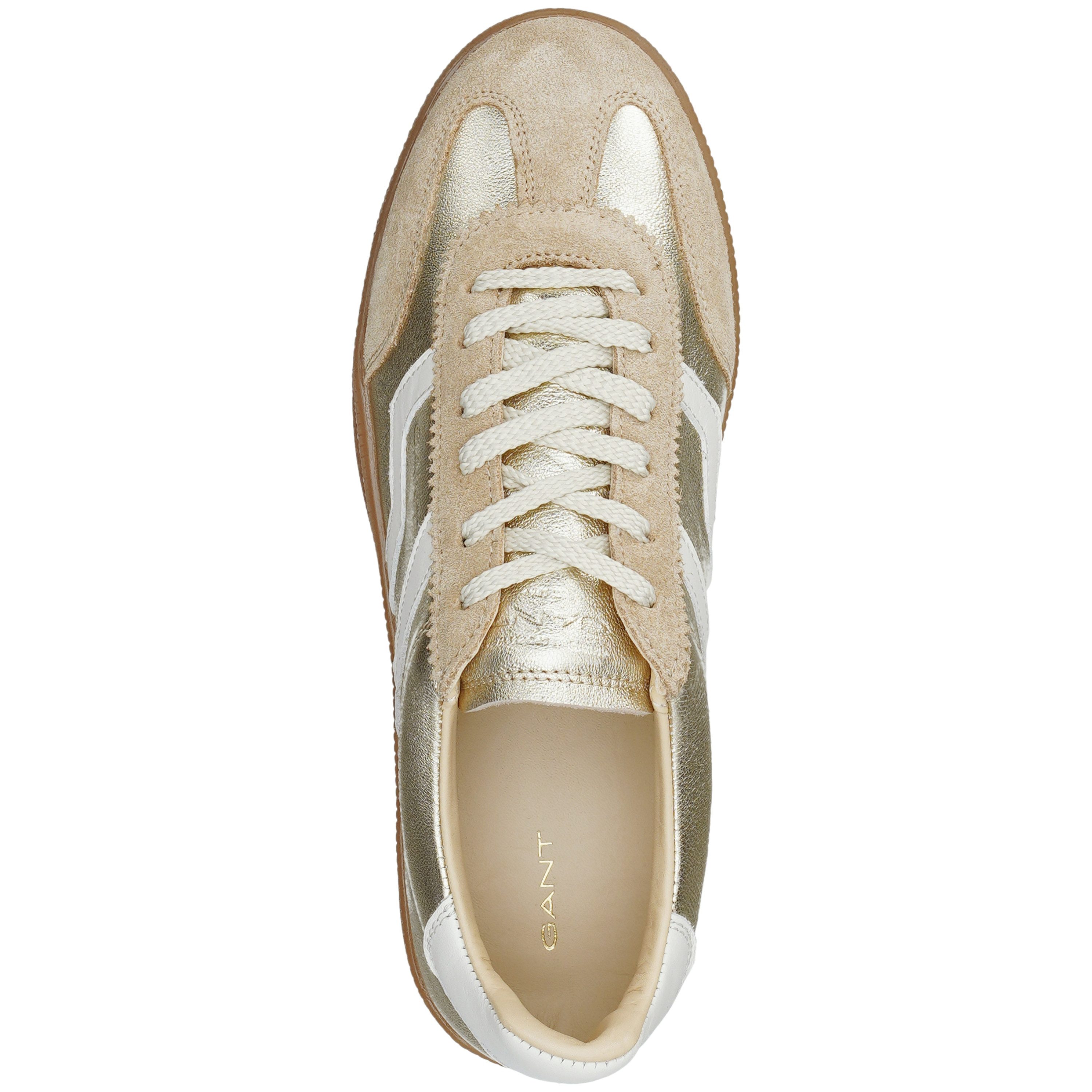 Gant Cuzima Sneaker Retro Sneaker, Schnürschuh im Metallic Look