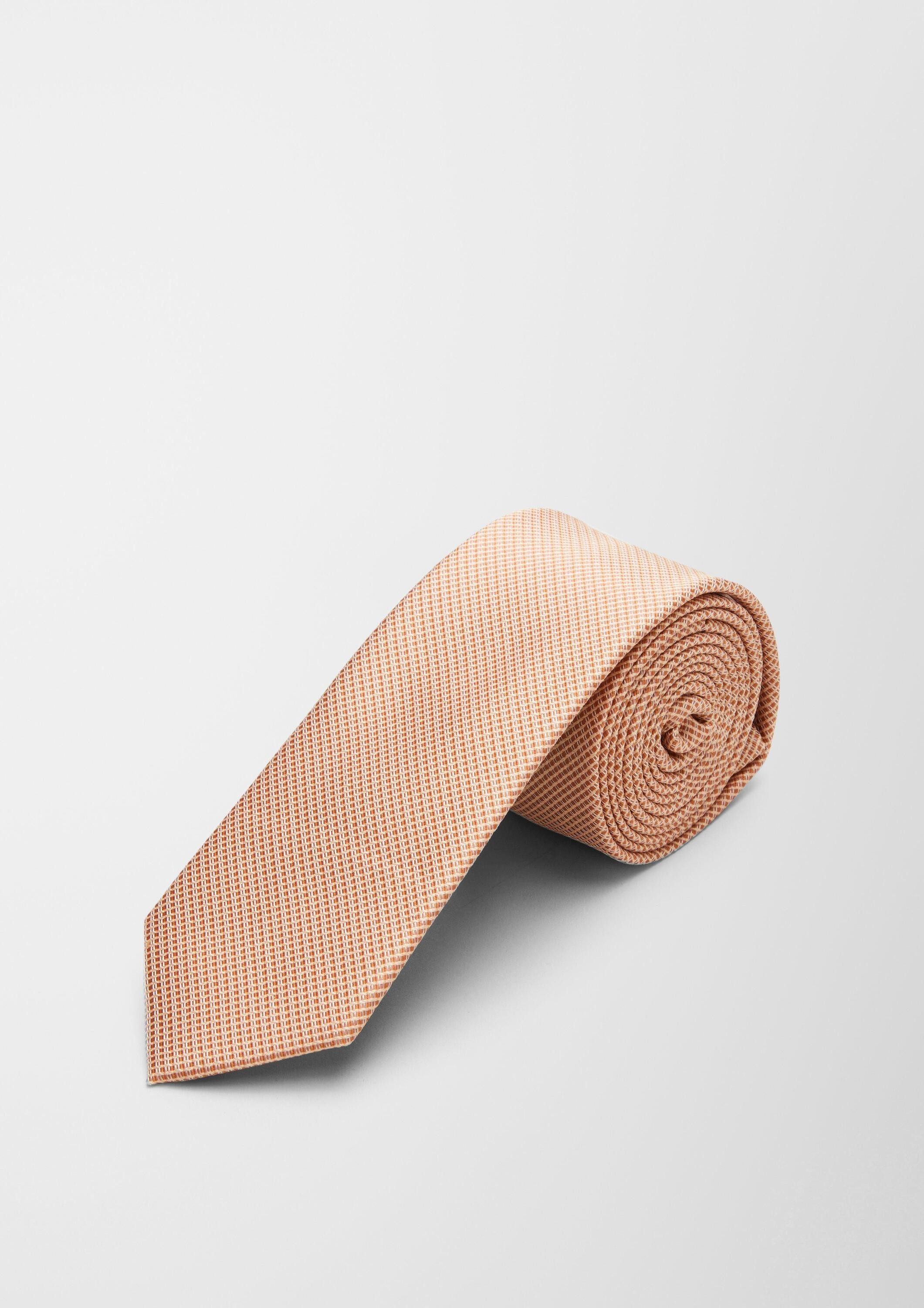 s.Oliver Krawatte Krawatte Krawatte in Dobby-Struktur