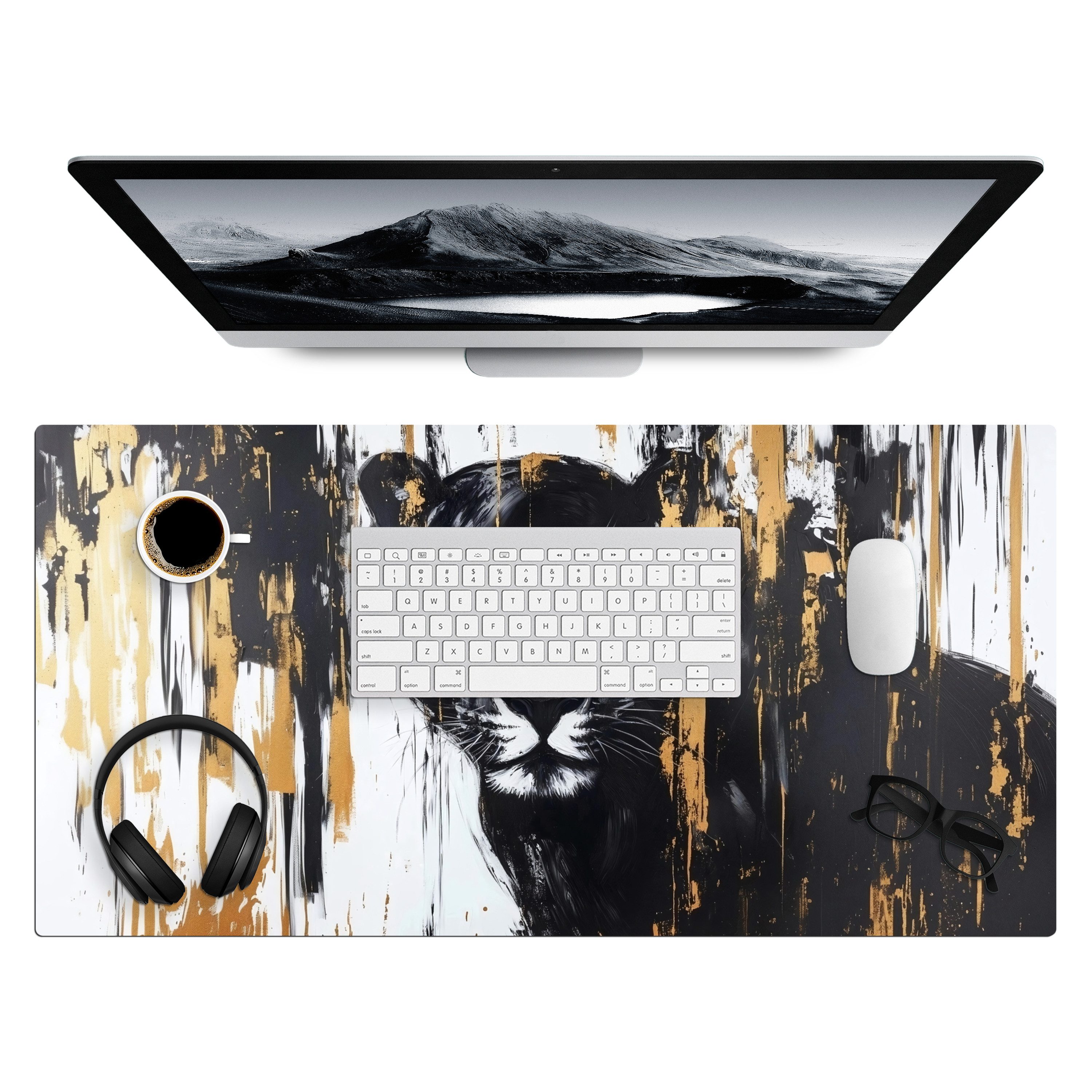 Panther - Pinselstriche