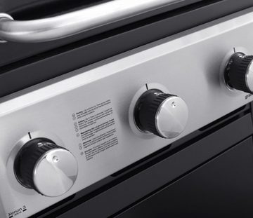 GrandHall Gasgrill Xenon 3 Black