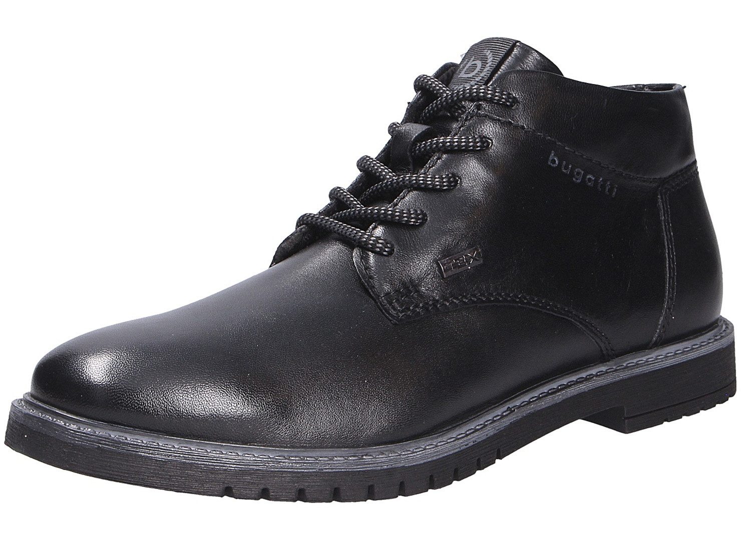 bugatti Herren Stiefel schwarz Größe Schnürstiefel