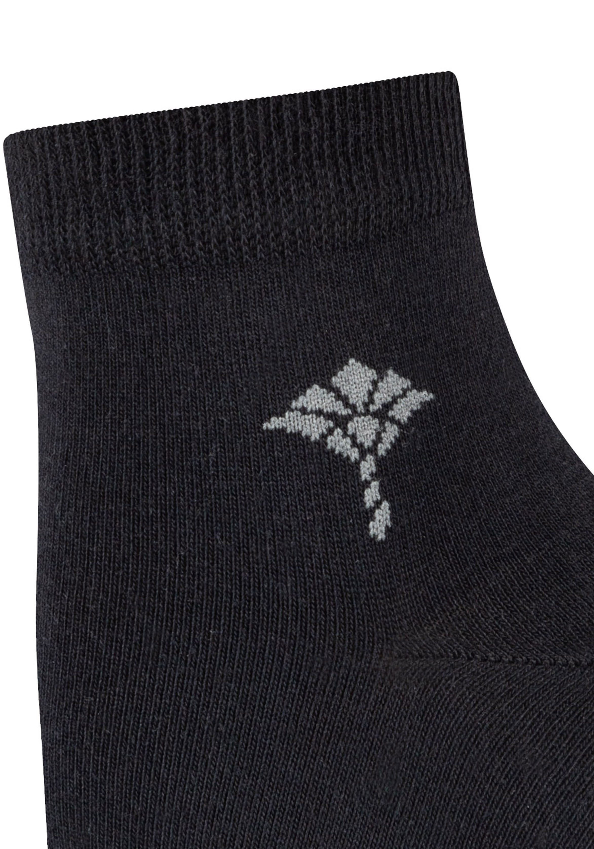 JOOP! Kurzsocken for your daily glam (4-Paar, 4 Paar) mit weichem Fußbett