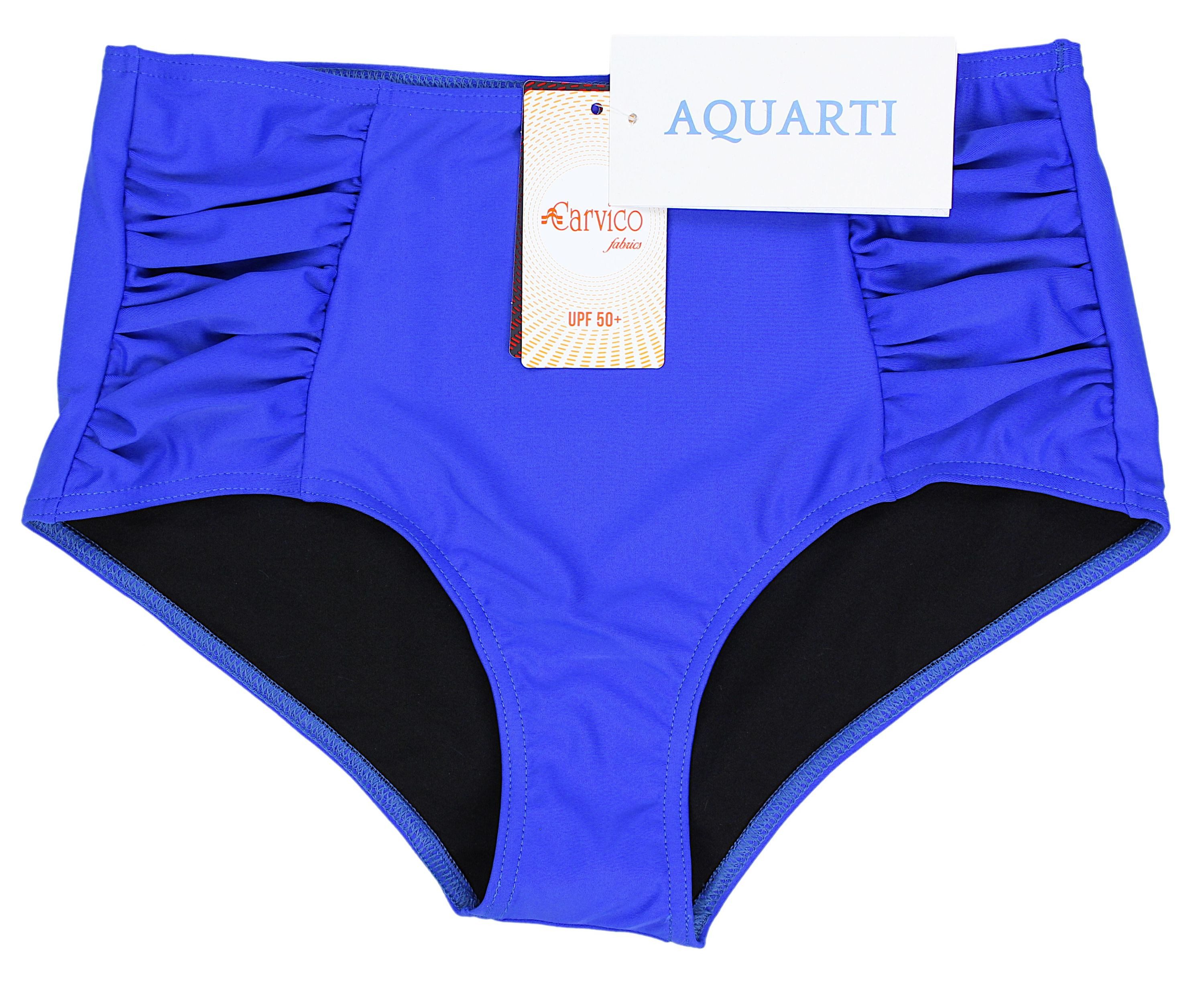 Aquarti Bikini-Hose Aquarti Damen Bikinihose mit Hoher Taille und Raffung – Bild 4 von 5