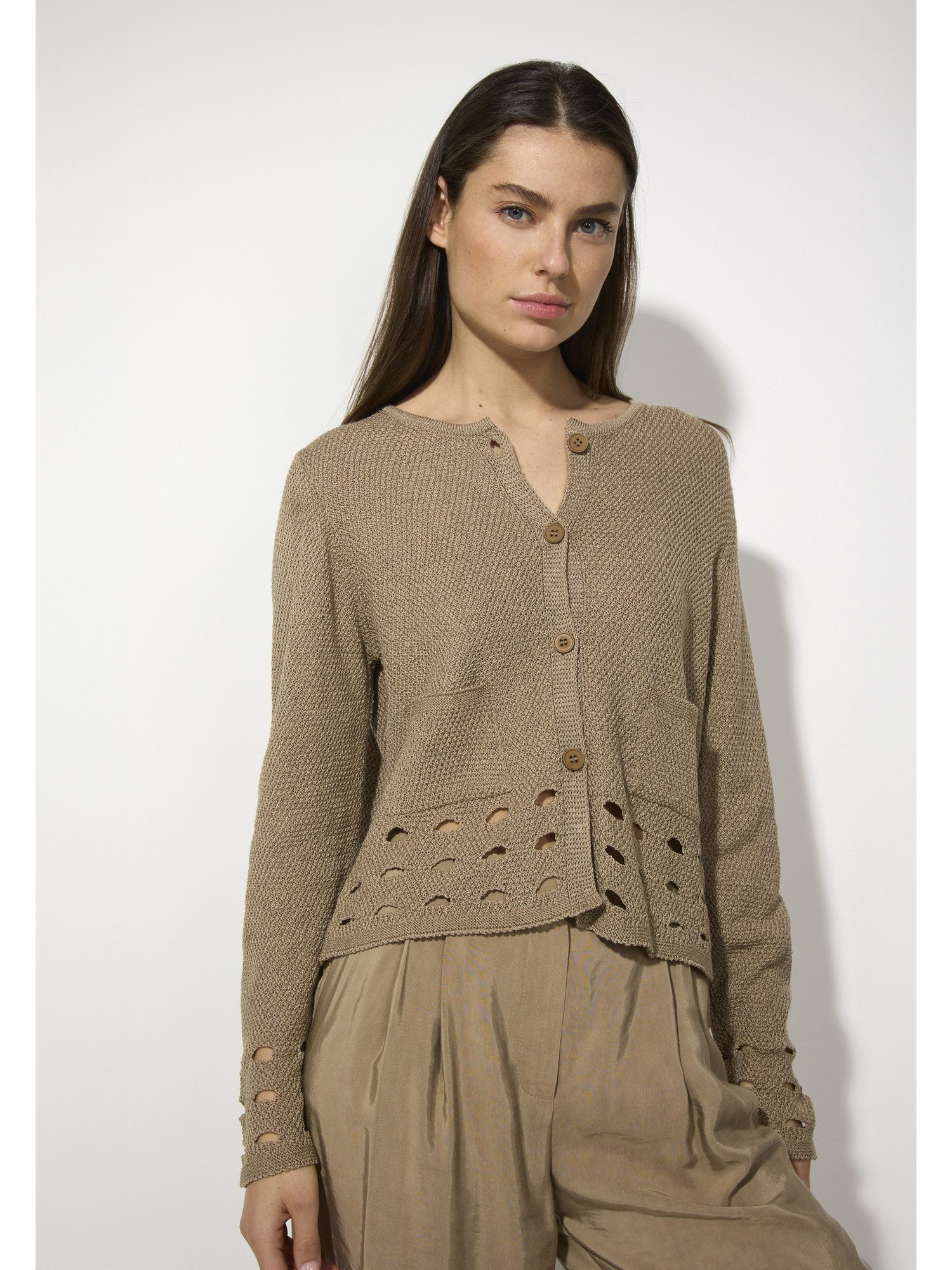MORE&MORE Cardigan Struktur-Cardigan günstig online kaufen