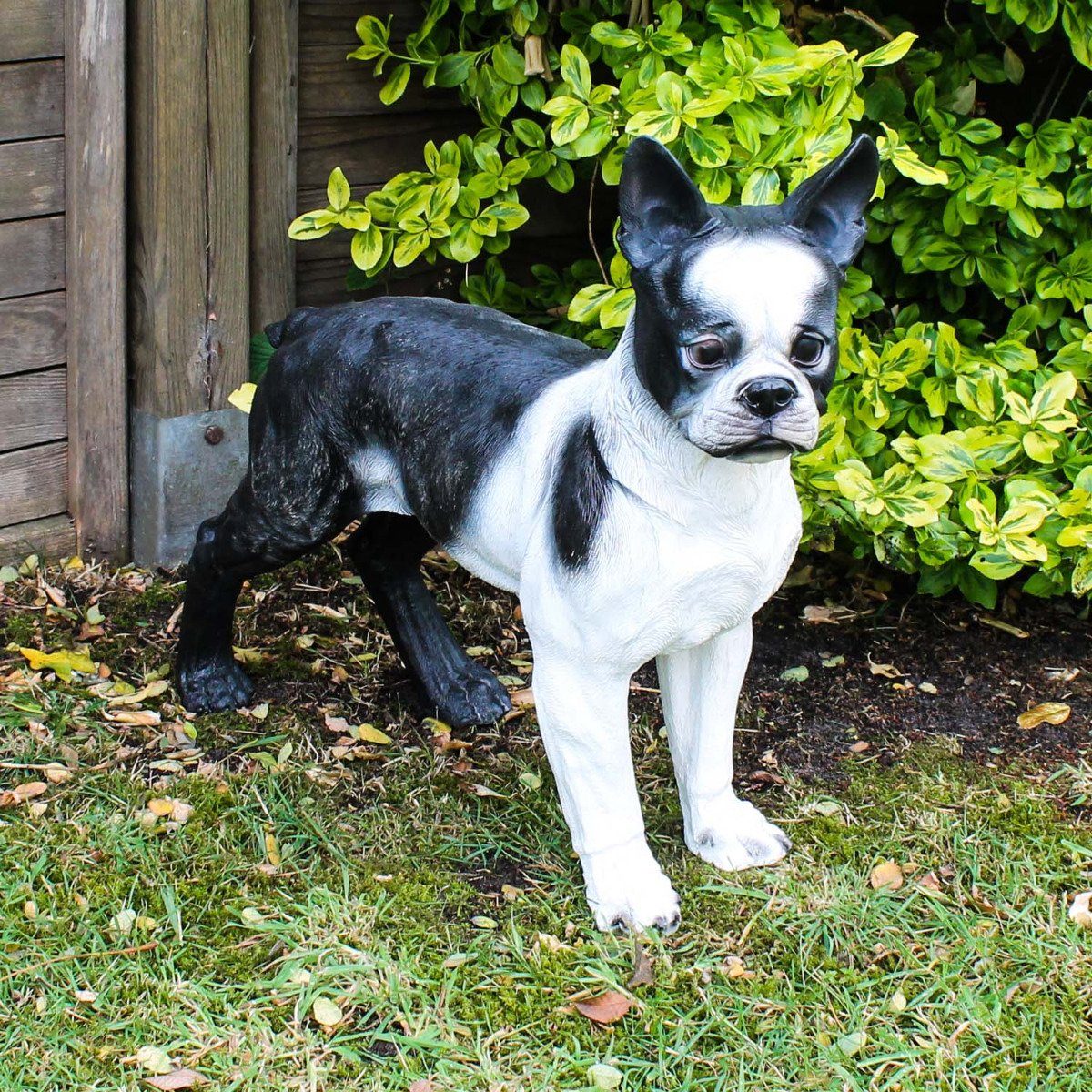 Figur colourliving Bulldogge Tierfigur geeignet den Hund Außenbereich und Innen- für Tierfigur, Französische Hunde