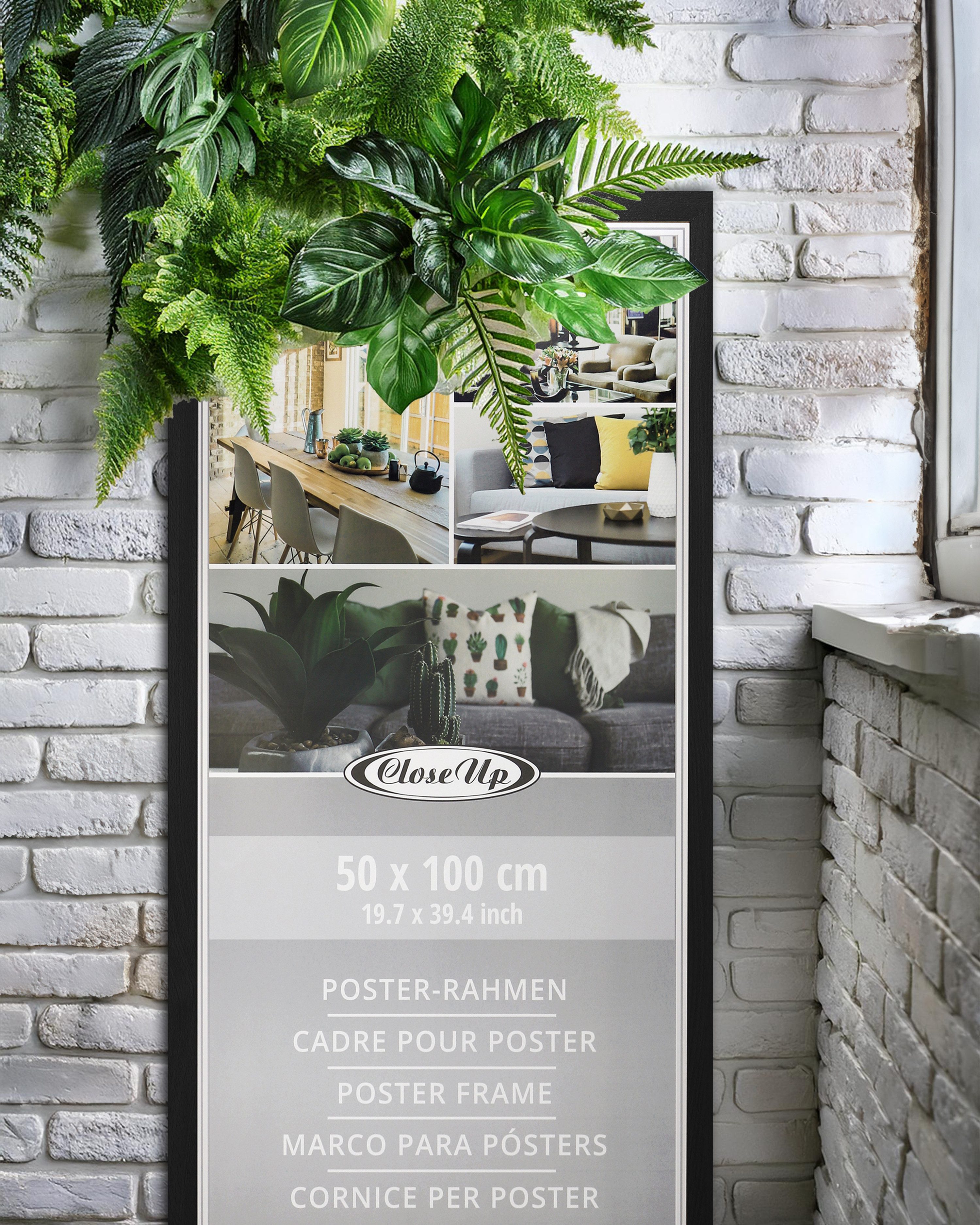 Close Up Bilderrahmen Posterrahmen 50 x 100 cm schwarz – Bild 5 von 5