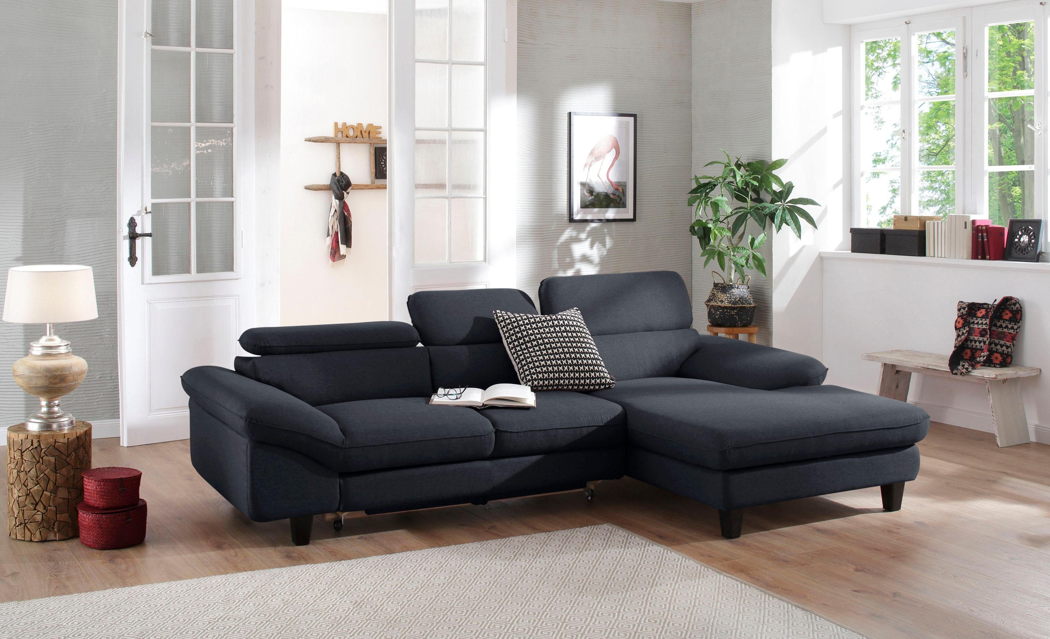Home affaire Ecksofa Pilot, wahlweise mit Bettfunktion und Bettkasten