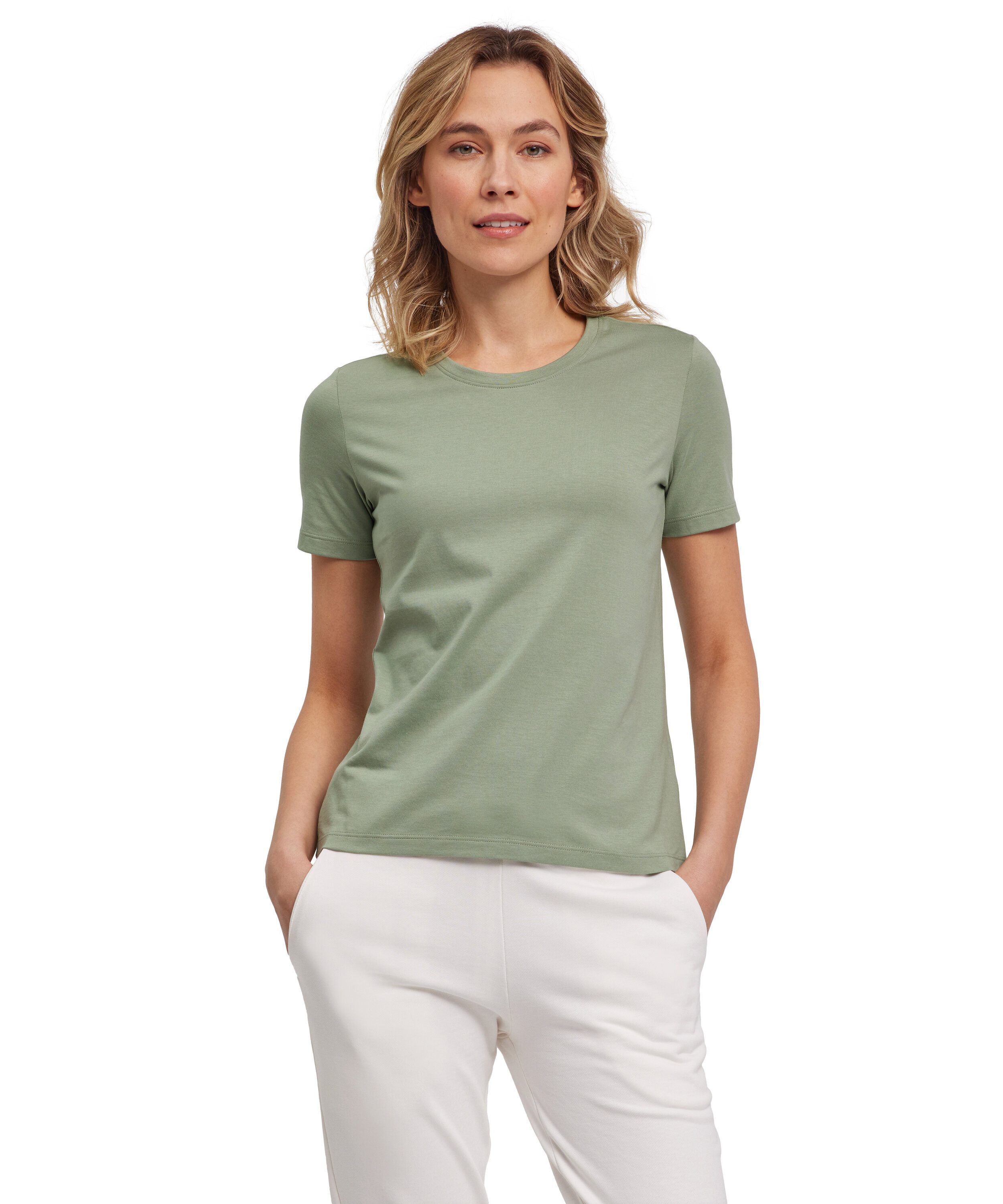 FALKE T-Shirt Essential (1-tlg., 1) aus reiner Baumwolle