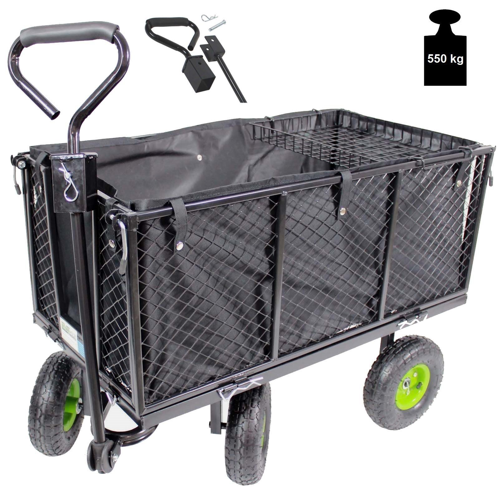 Super willkommen diesen Monat TRUTZHOLM Bollerwagen Gitter Bollerwagen 550 Transportwagen Gartenwagen Handwagen kg