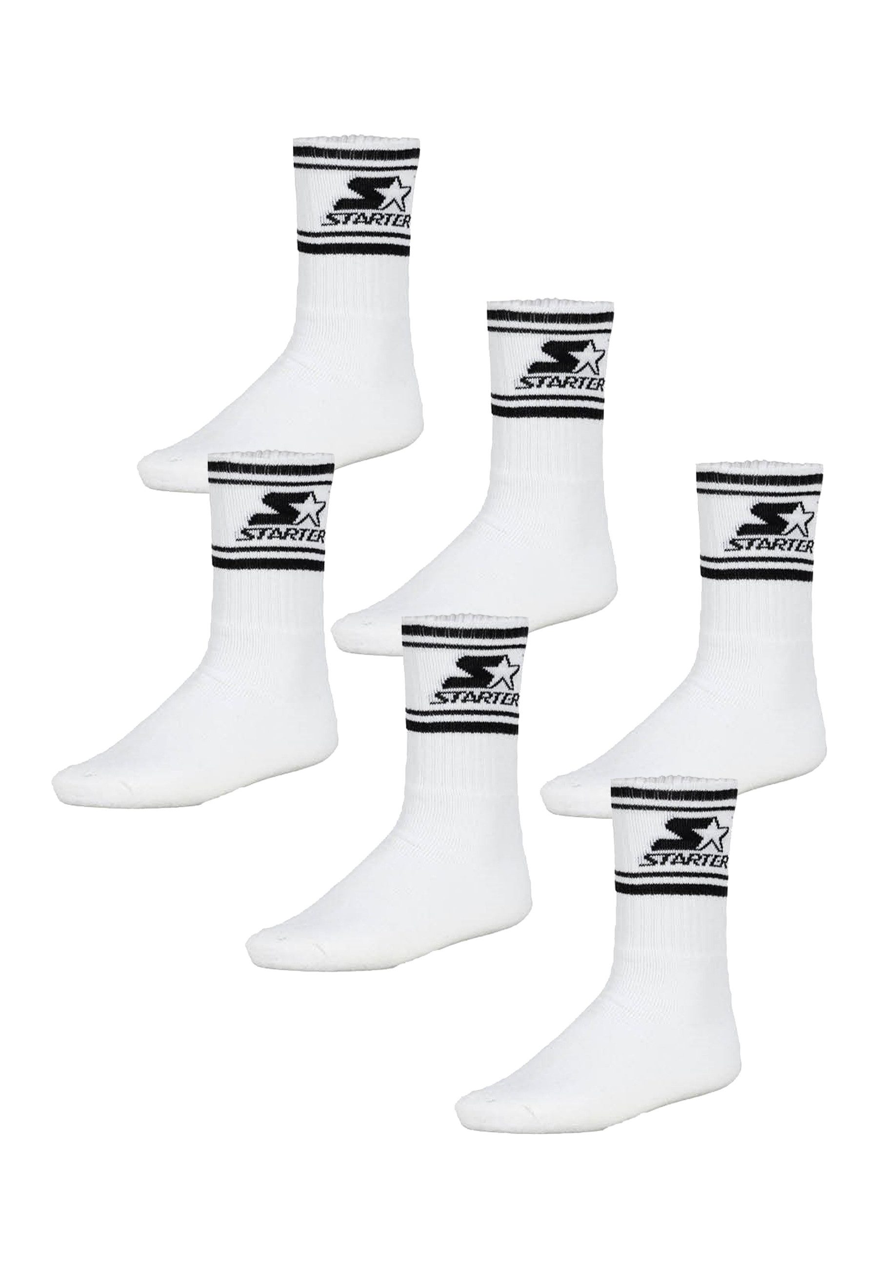 Starter Носки Tennissocken 6er Pack Herren Baumwolle mit Logo (6-Paar)