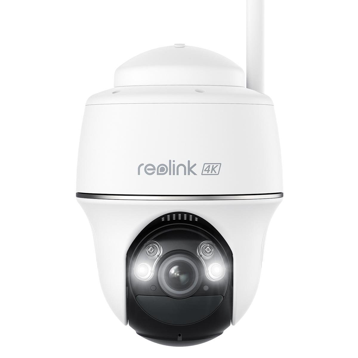 Reolink Überwachungskamera Argus Series B440 kabellose, akkubetriebene, 8 MP Dualband-WLAN Kamera (mit Schwenk- und Neigefunktion, Scheinwerfern und Sirene)