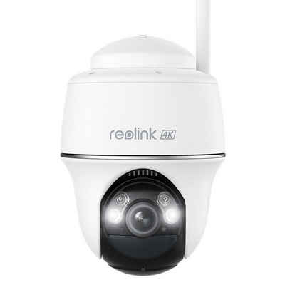 Reolink Argus Series B440 kabellose, akkubetriebene, 8 MP Dualband-WLAN Überwachungskamera (mit Schwenk- und Neigefunktion, Scheinwerfern und Sirene)