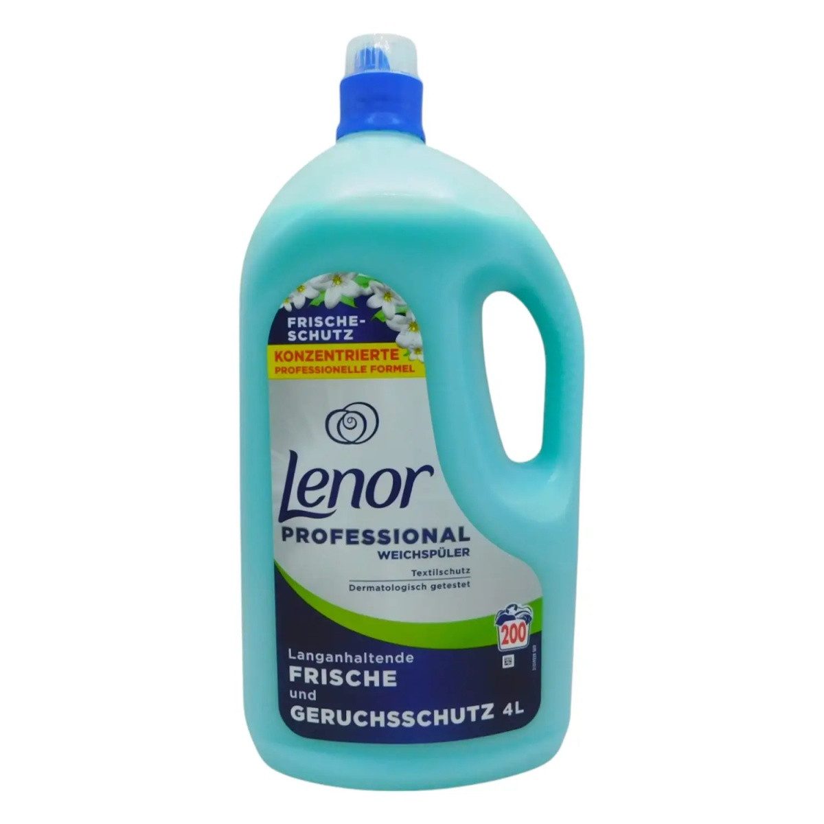 LENOR LENOR Professional Weichspüler 200WL 4L Frische-Schutz Weichspüler (Lang anhaltende Frische und Duft)