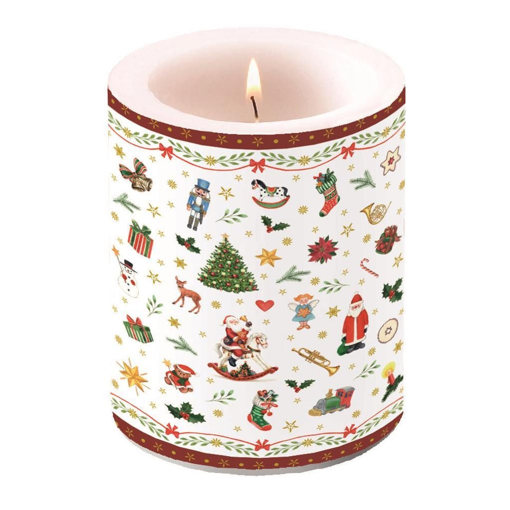 Ambiente® Papierserviette ab 22.11.23 - Weihnachten – Kerze klein – Candle small – Format: Ø