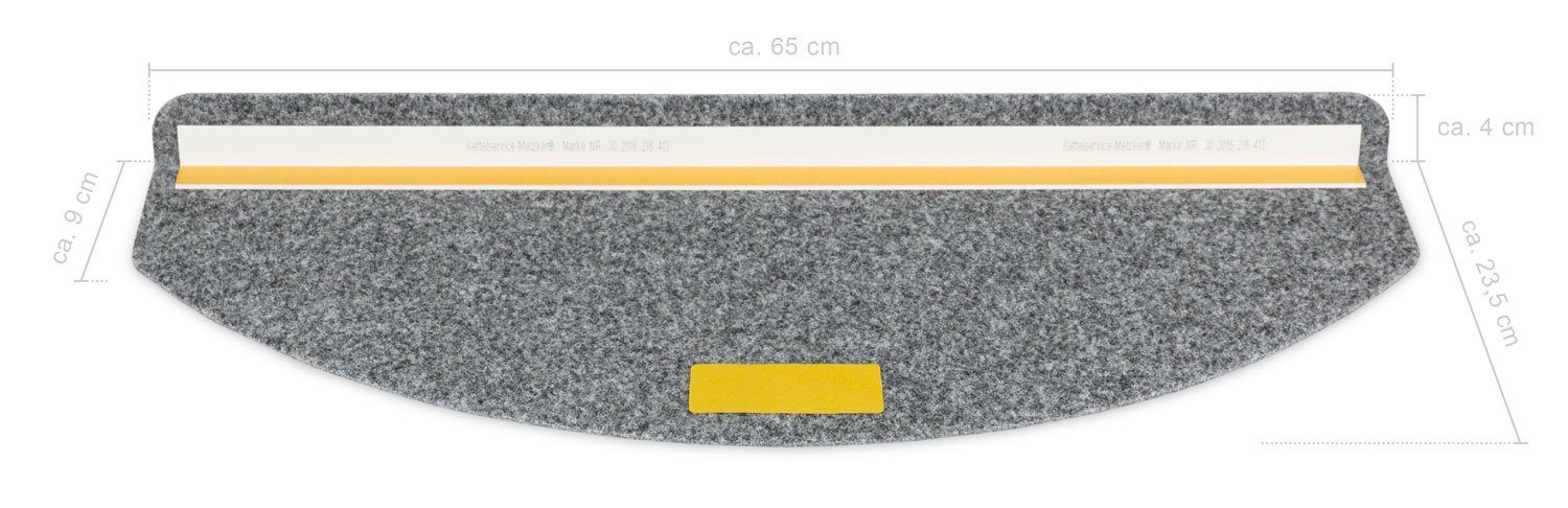 Metzker® Stufenmatte Stufenmatten Zerbst Halbrund Rechteckig im 15er SparSet, Halbrund, Höhe: 4 mm, 15 Stück im Set - Grün – Bild 3 von 4