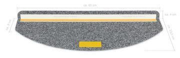 Stufenmatte Stufenmatten Zerbst im 15er SparSet Halbrund Grün, Metzker®, halbrund, Höhe: 4 mm, 15 Stück im Set - Grün