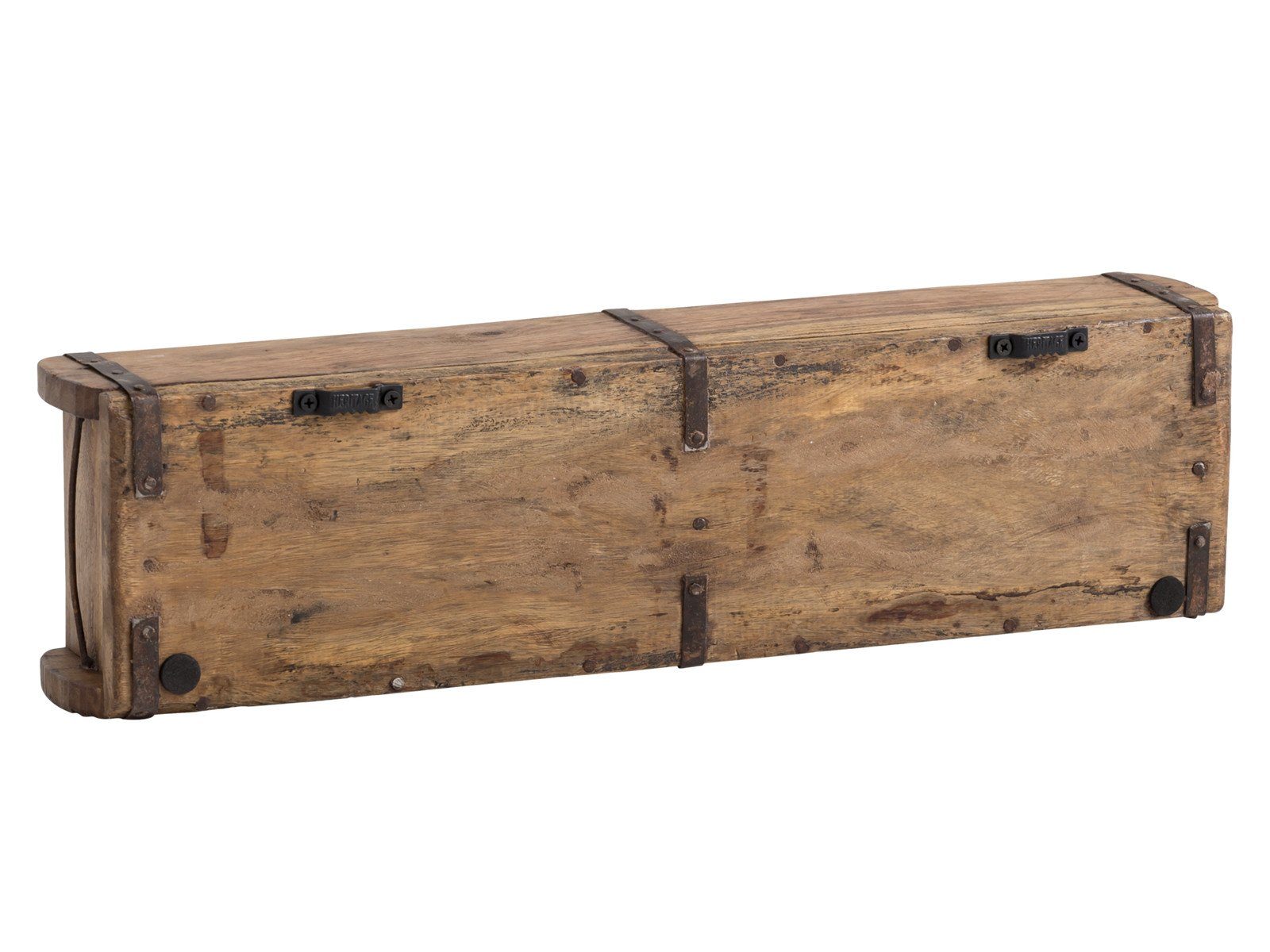 massivum Wanddekoobjekt Dekokiste Ziegelform 2er (1 St)